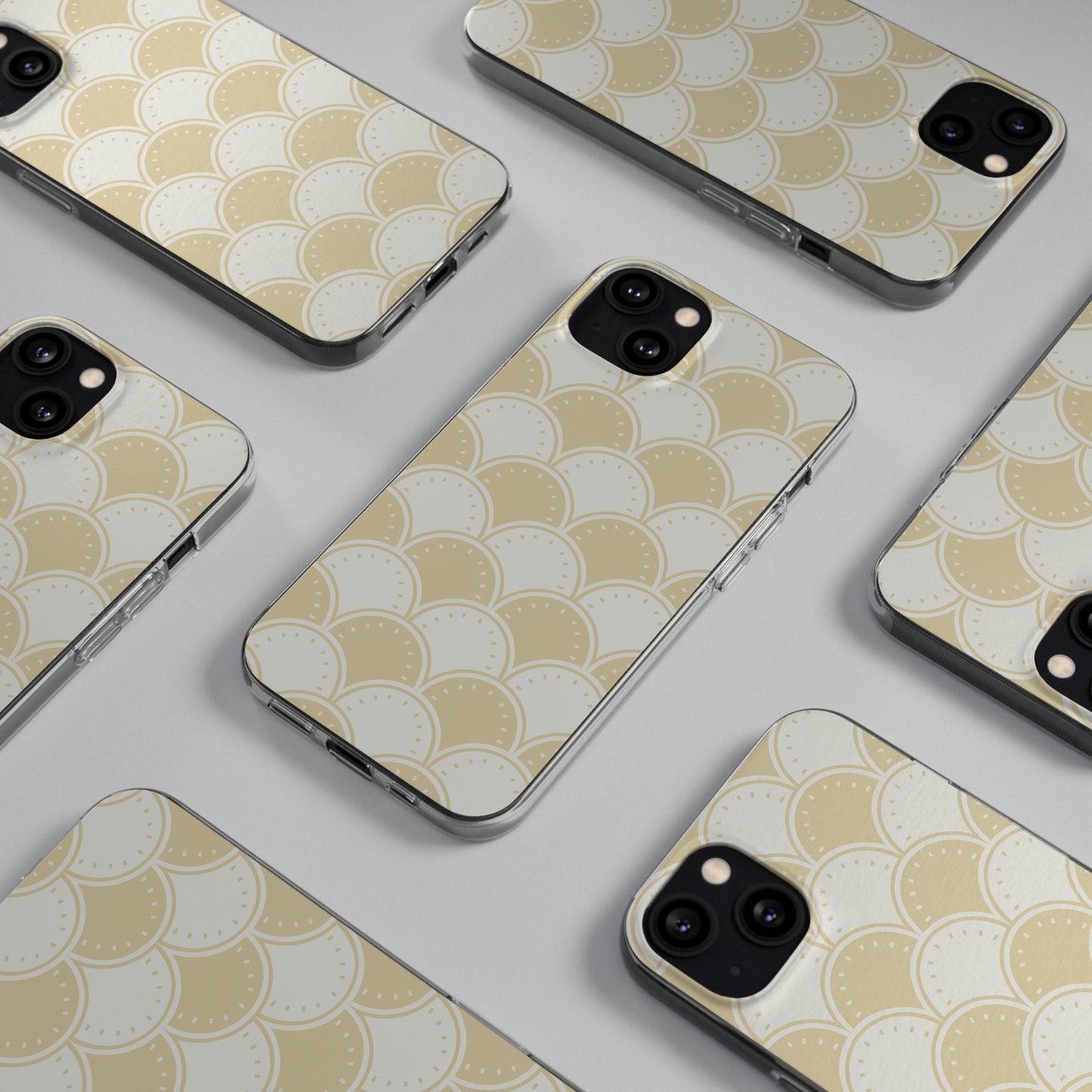 Ocean's Yellow Waves Soft Phone Cases