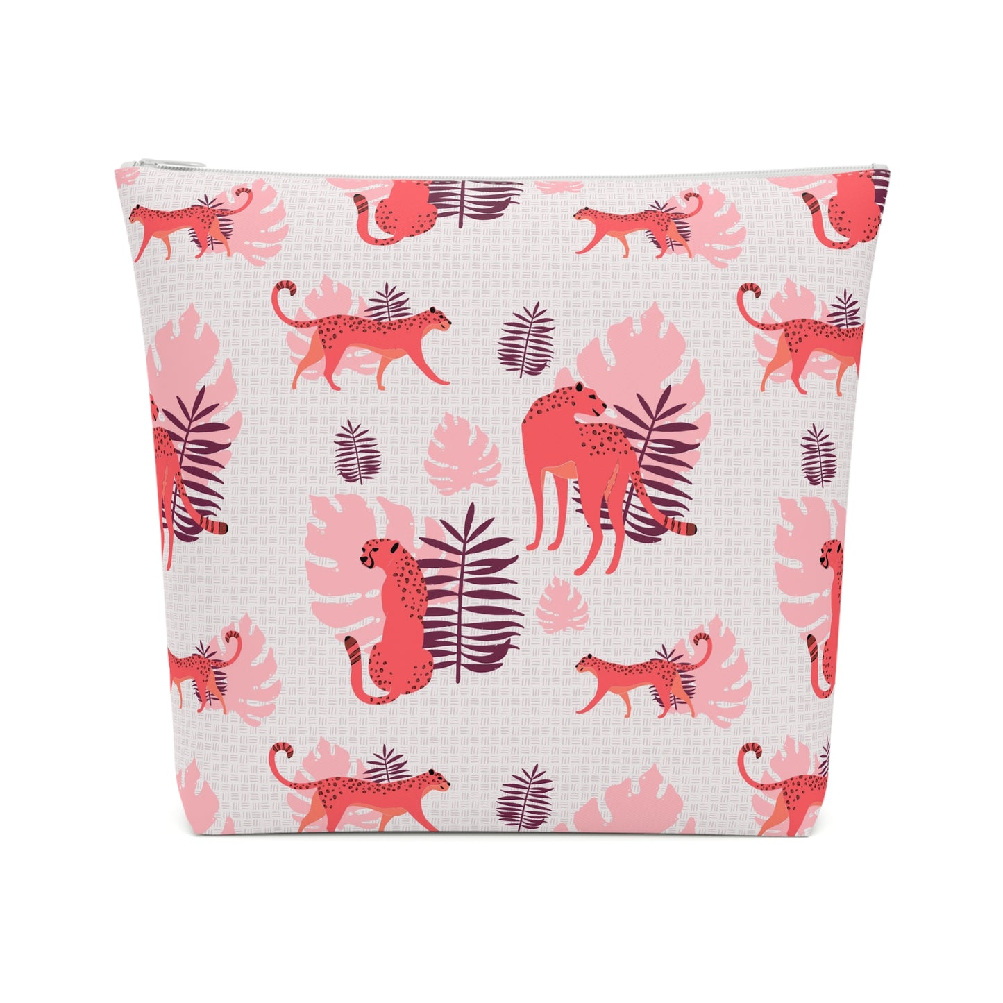 Leafy Roar Cotton Cosmetic Bag