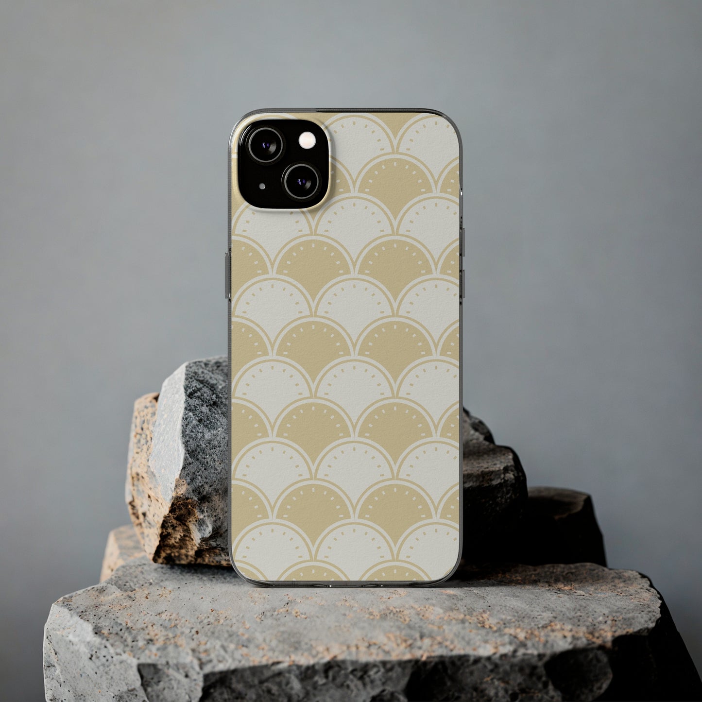 Ocean's Yellow Waves Soft Phone Cases