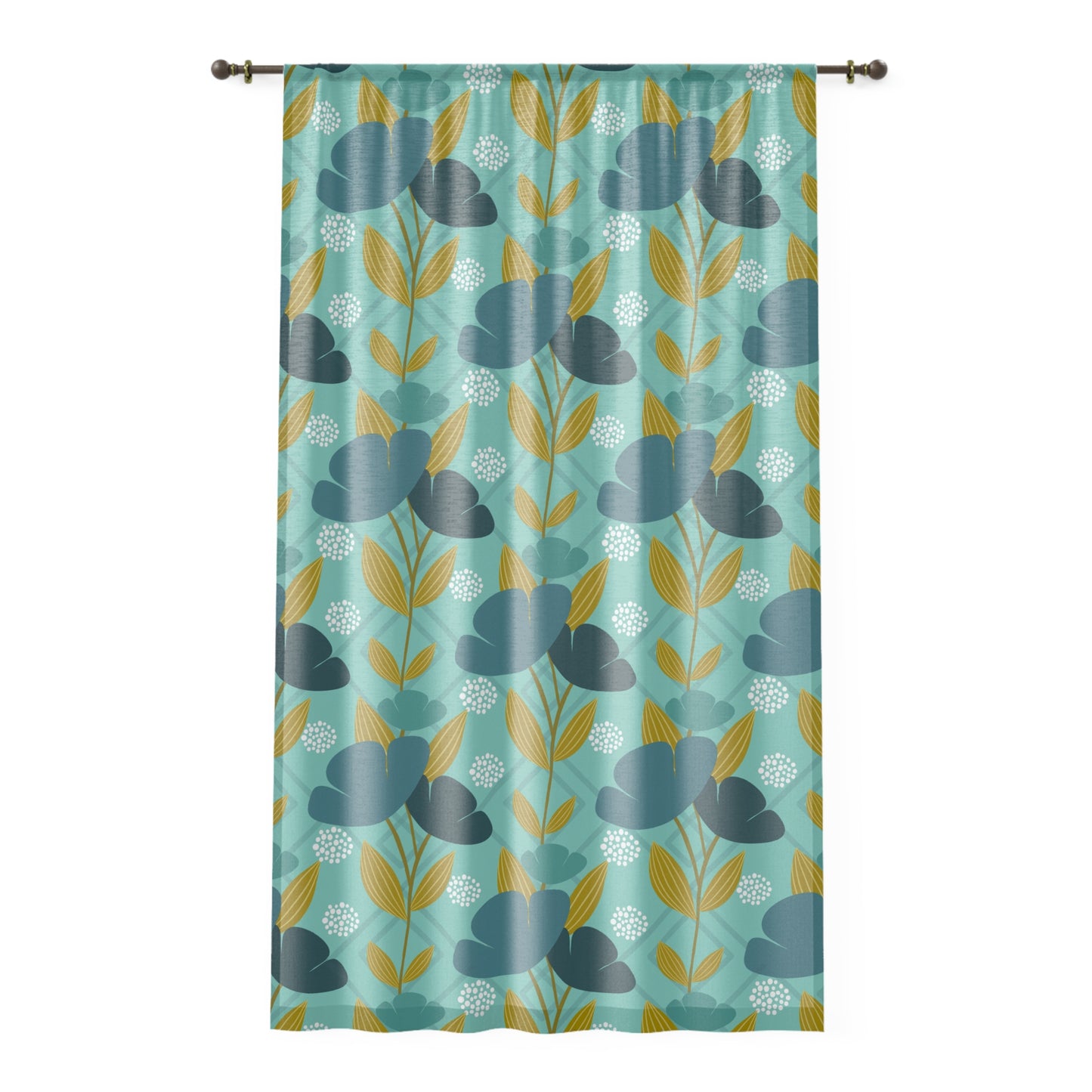 Floral Oasis Window Curtain