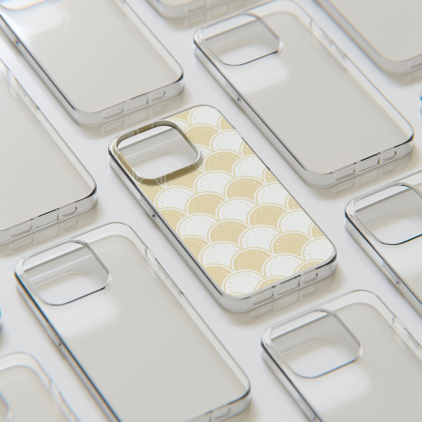 Ocean's Yellow Waves Soft Phone Cases