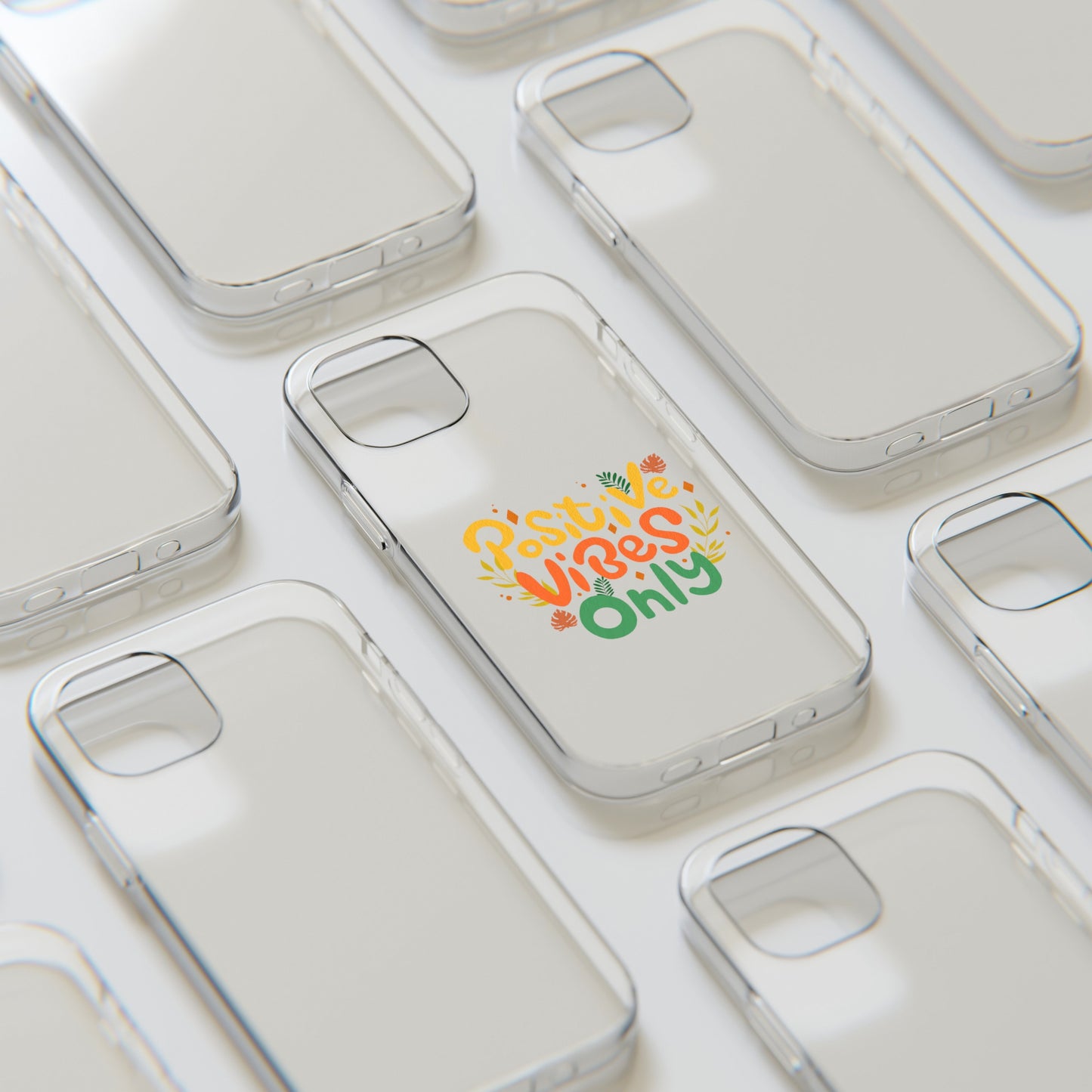 Positive Vibes Only Soft Phone Cases