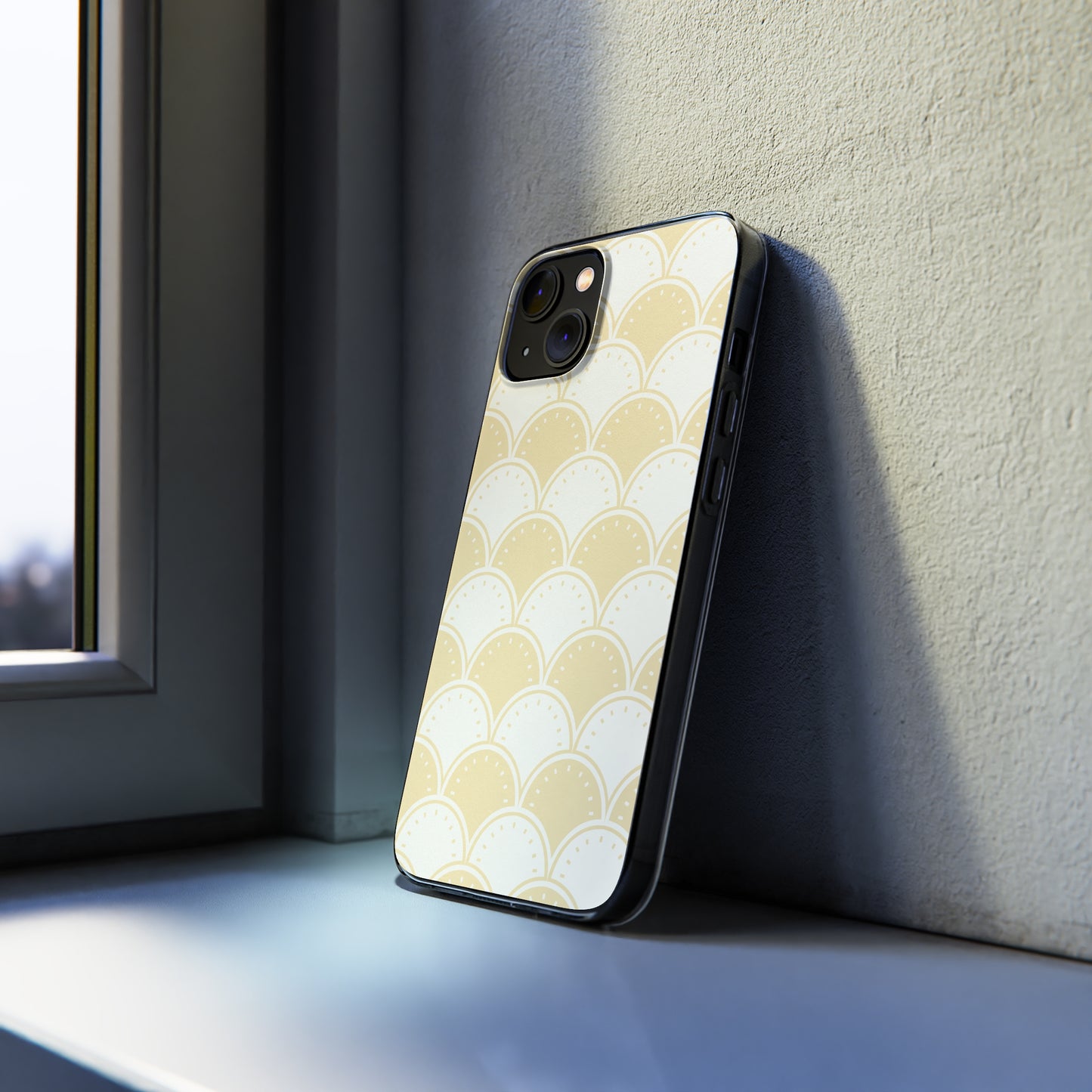 Ocean's Yellow Waves Soft Phone Cases