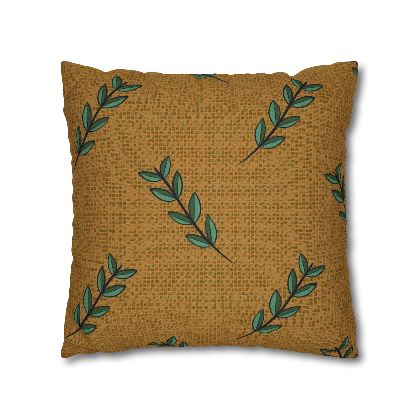 Autumn Embrace Spun Polyester Square Pillow Case