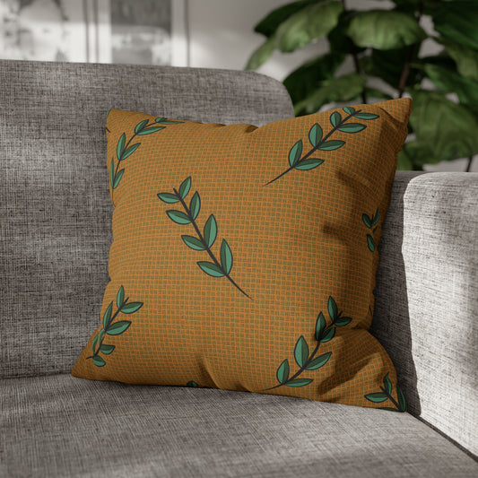 Autumn Embrace Spun Polyester Square Pillow Case