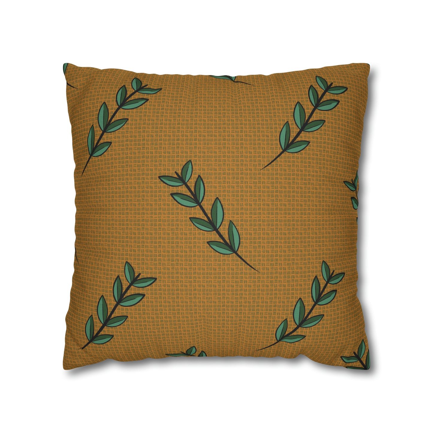 Autumn Embrace Spun Polyester Square Pillow Case