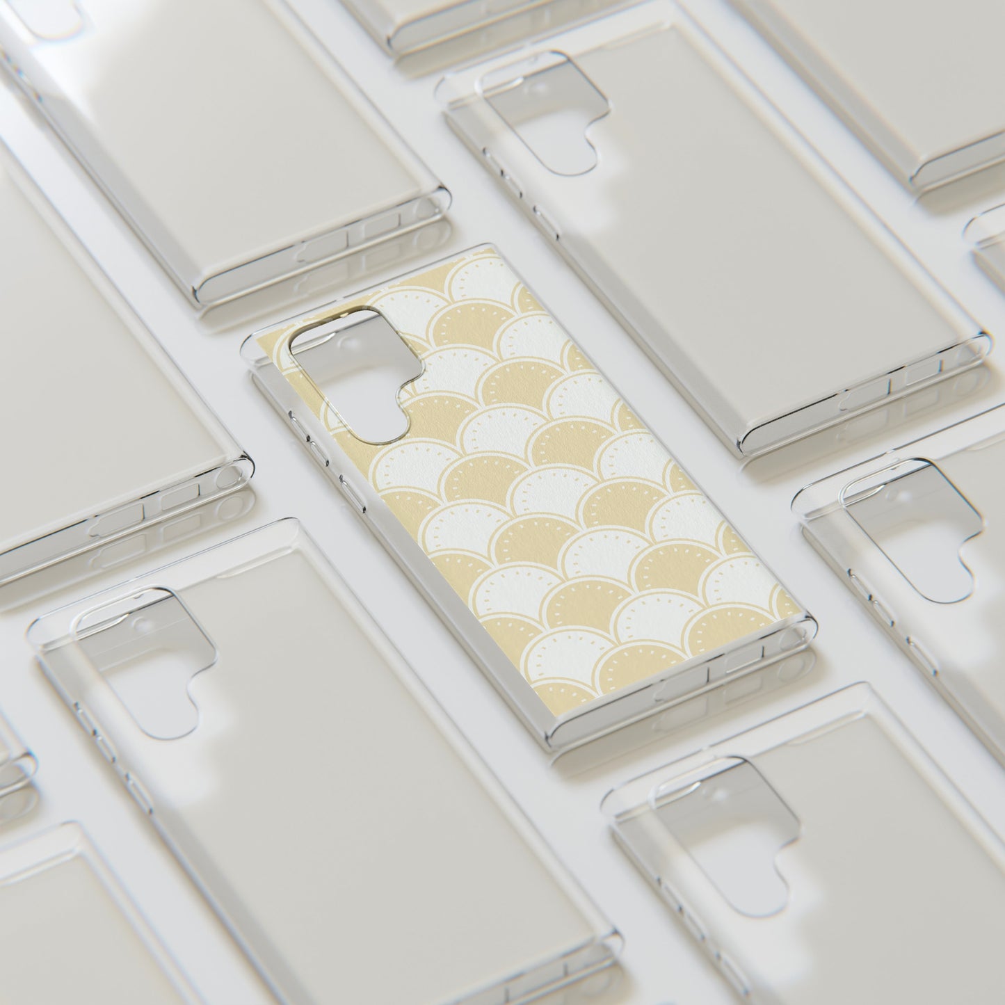 Ocean's Yellow Waves Soft Phone Cases