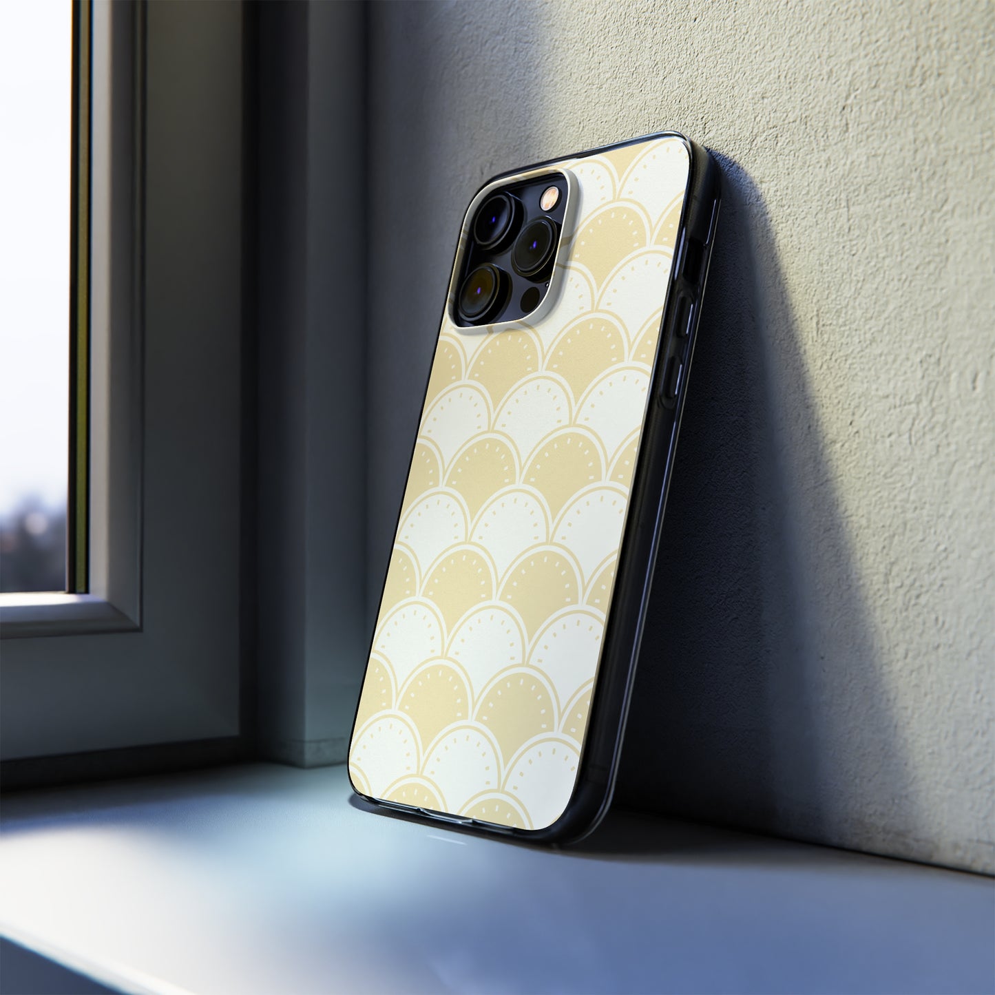 Ocean's Yellow Waves Soft Phone Cases