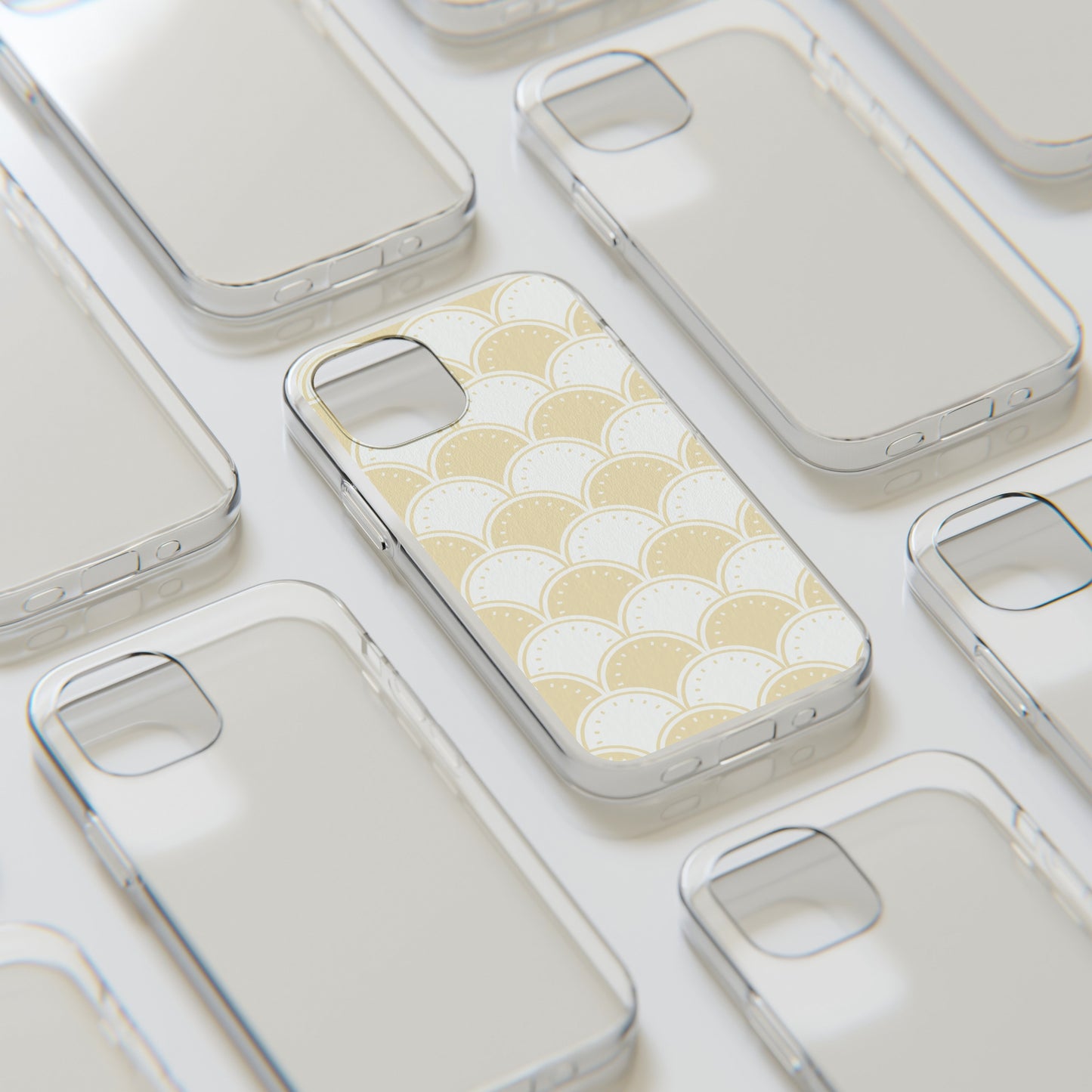 Ocean's Yellow Waves Soft Phone Cases