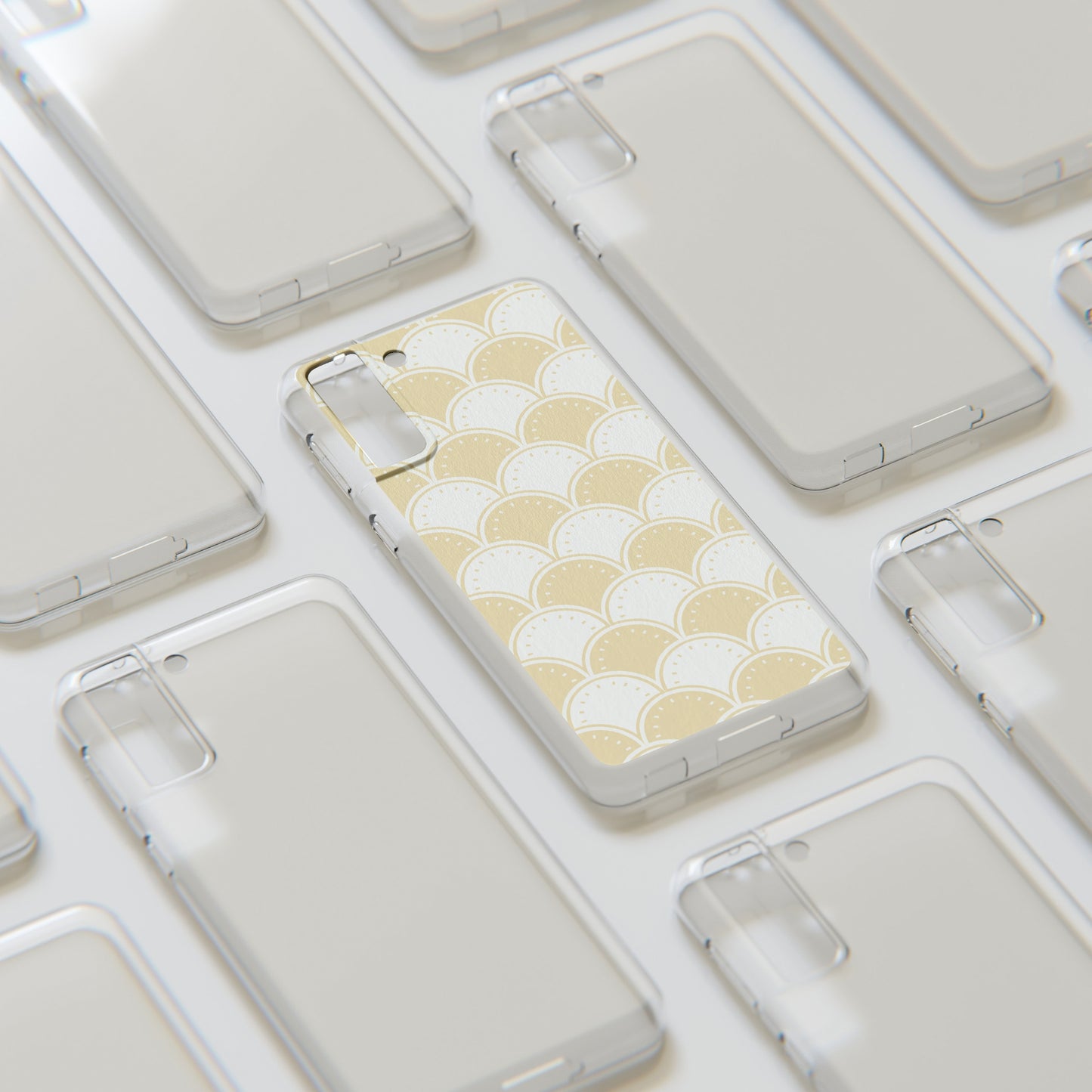 Ocean's Yellow Waves Soft Phone Cases