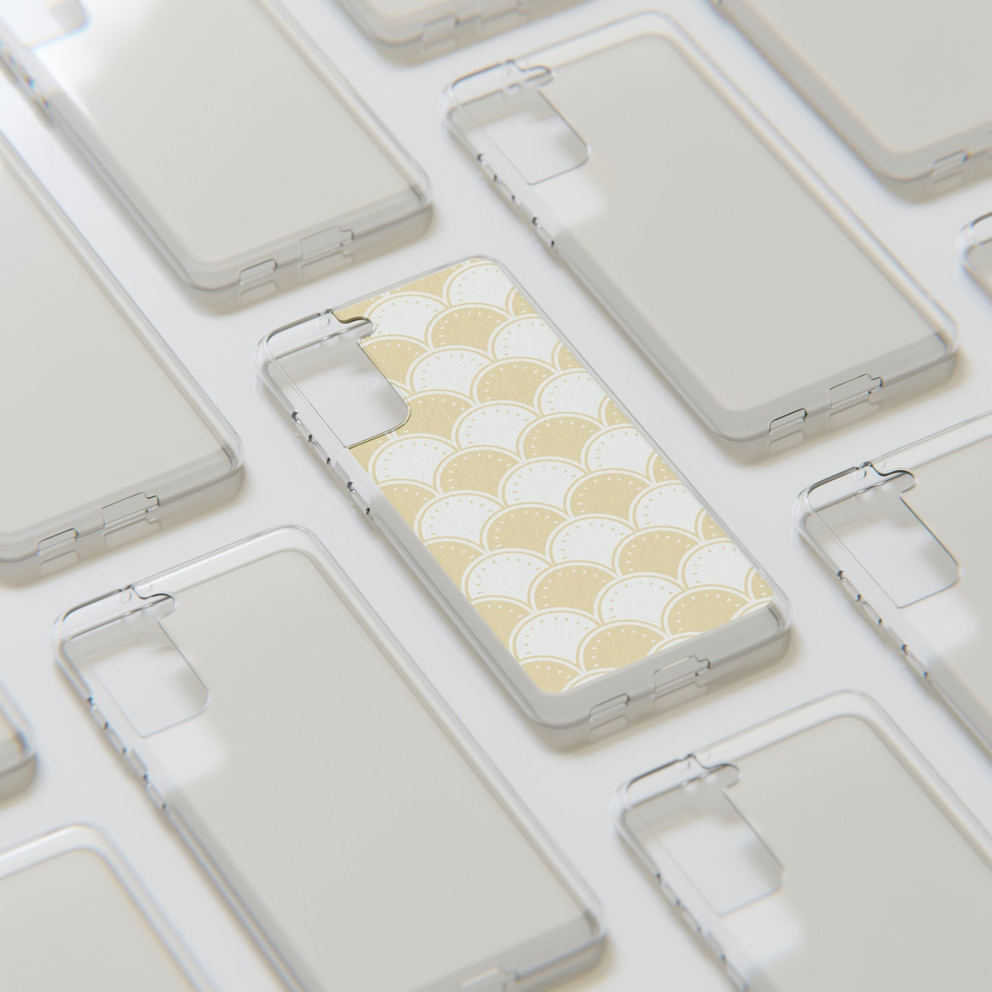 Ocean's Yellow Waves Soft Phone Cases