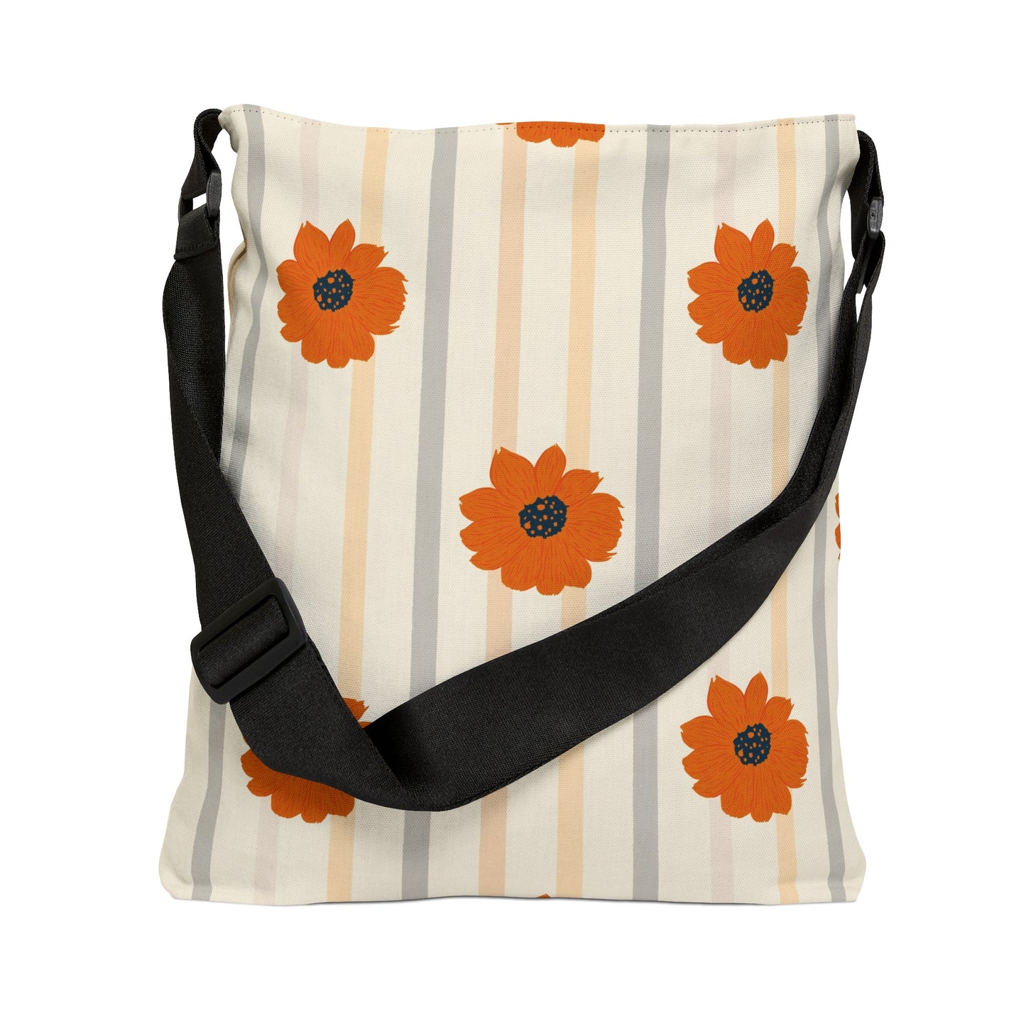 Golden Sunflower Adjustable Tote Bag