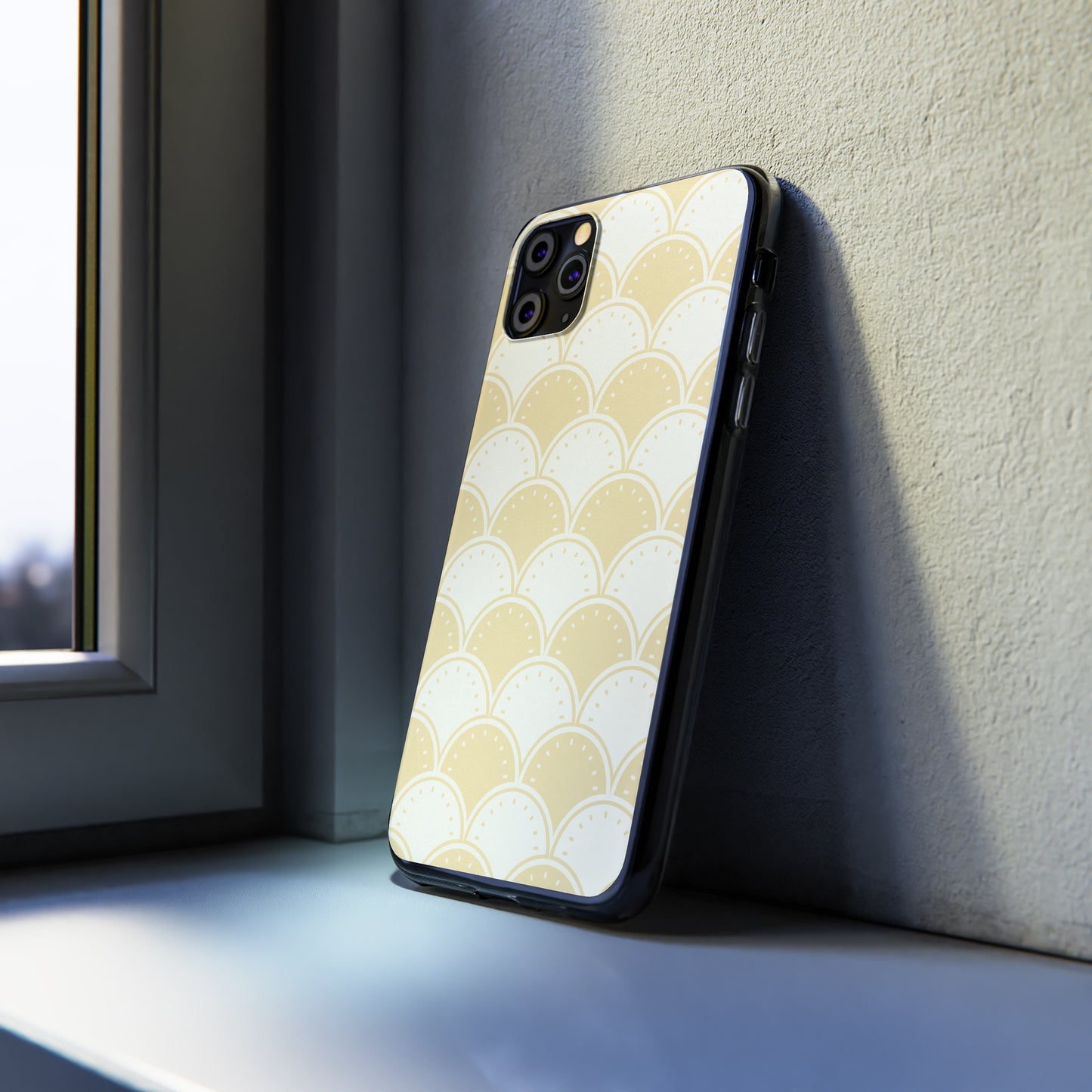 Ocean's Yellow Waves Soft Phone Cases