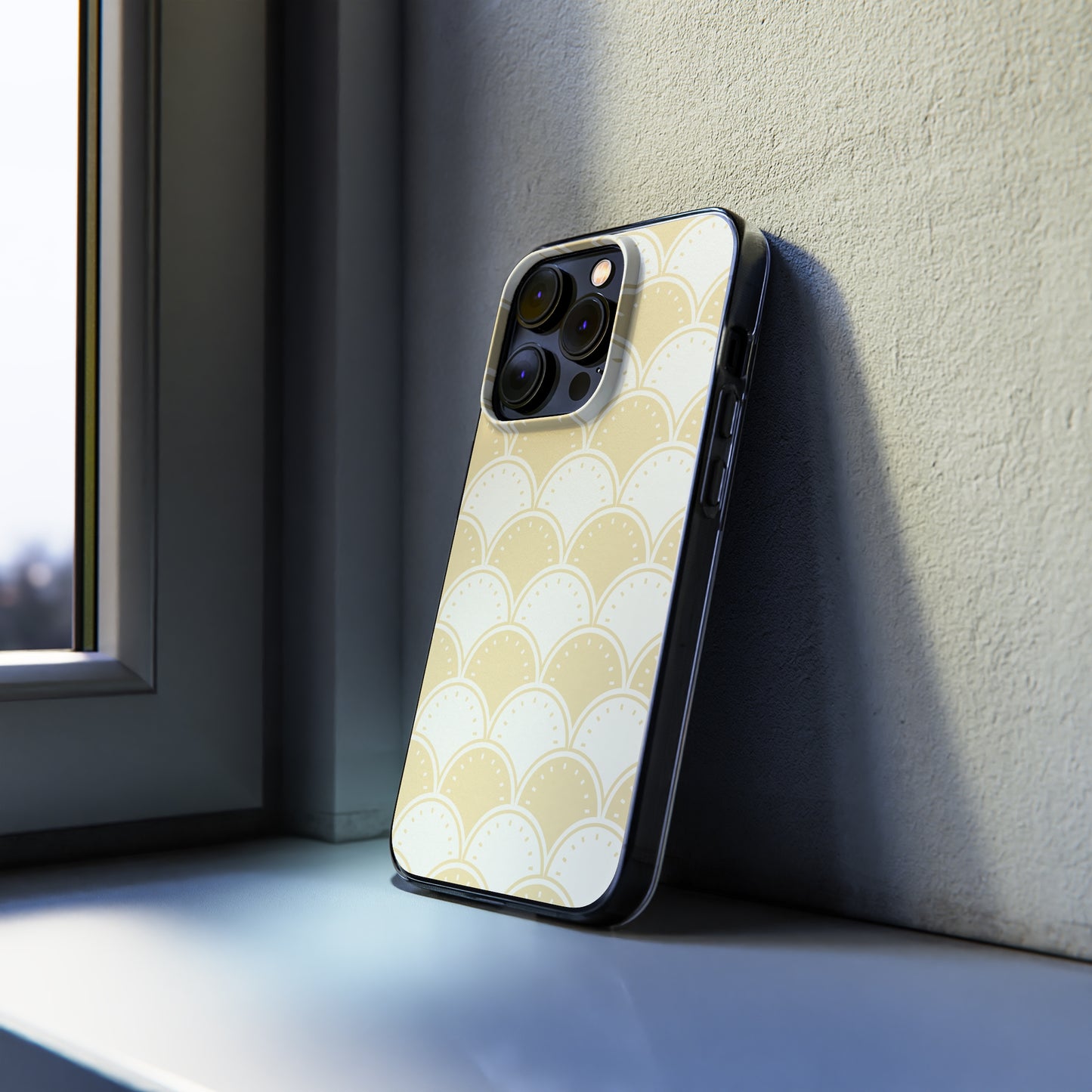 Ocean's Yellow Waves Soft Phone Cases