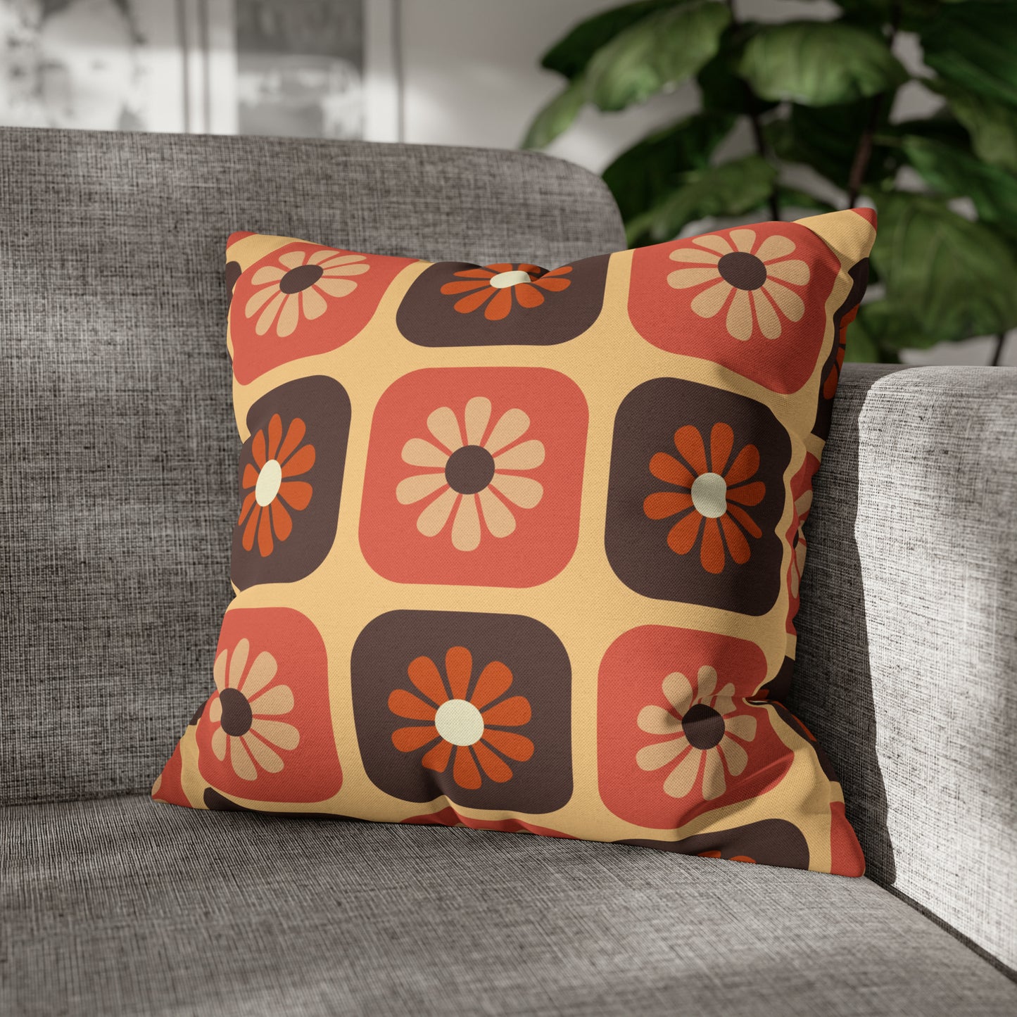 Bouquet of Dreams Spun Polyester Square Pillow Case