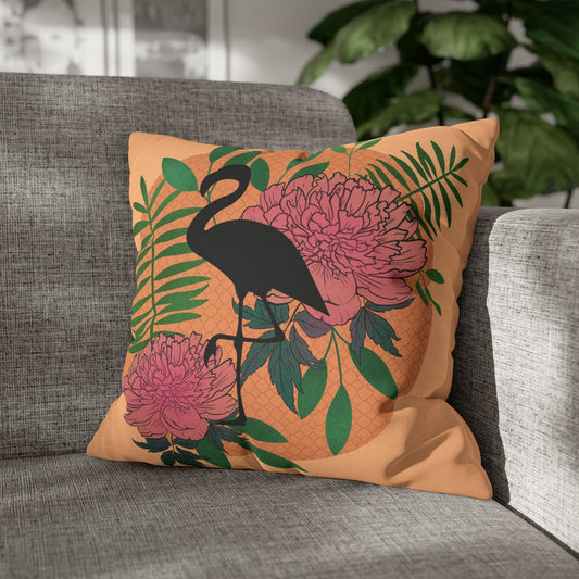 Jungle Harmony Spun Polyester Square Pillow Case