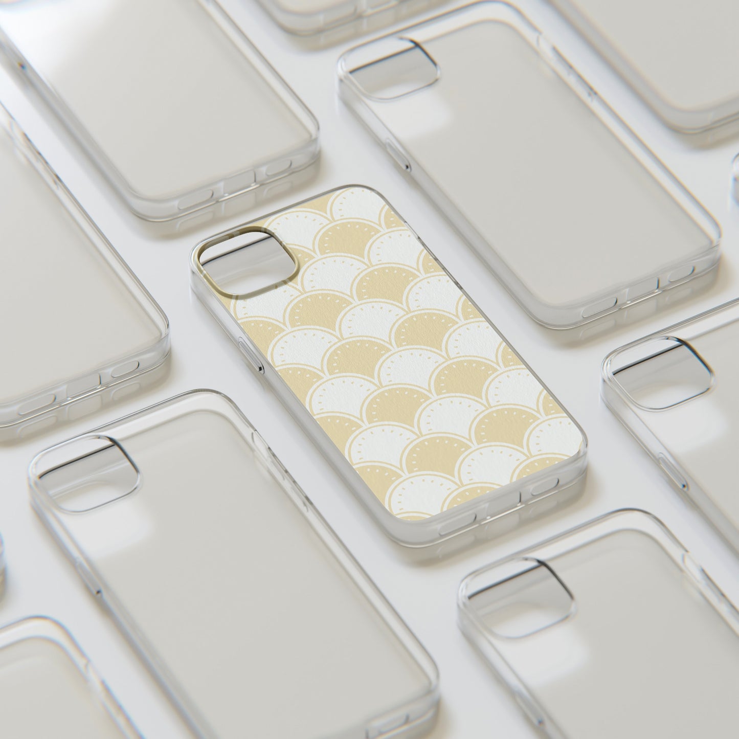 Ocean's Yellow Waves Soft Phone Cases