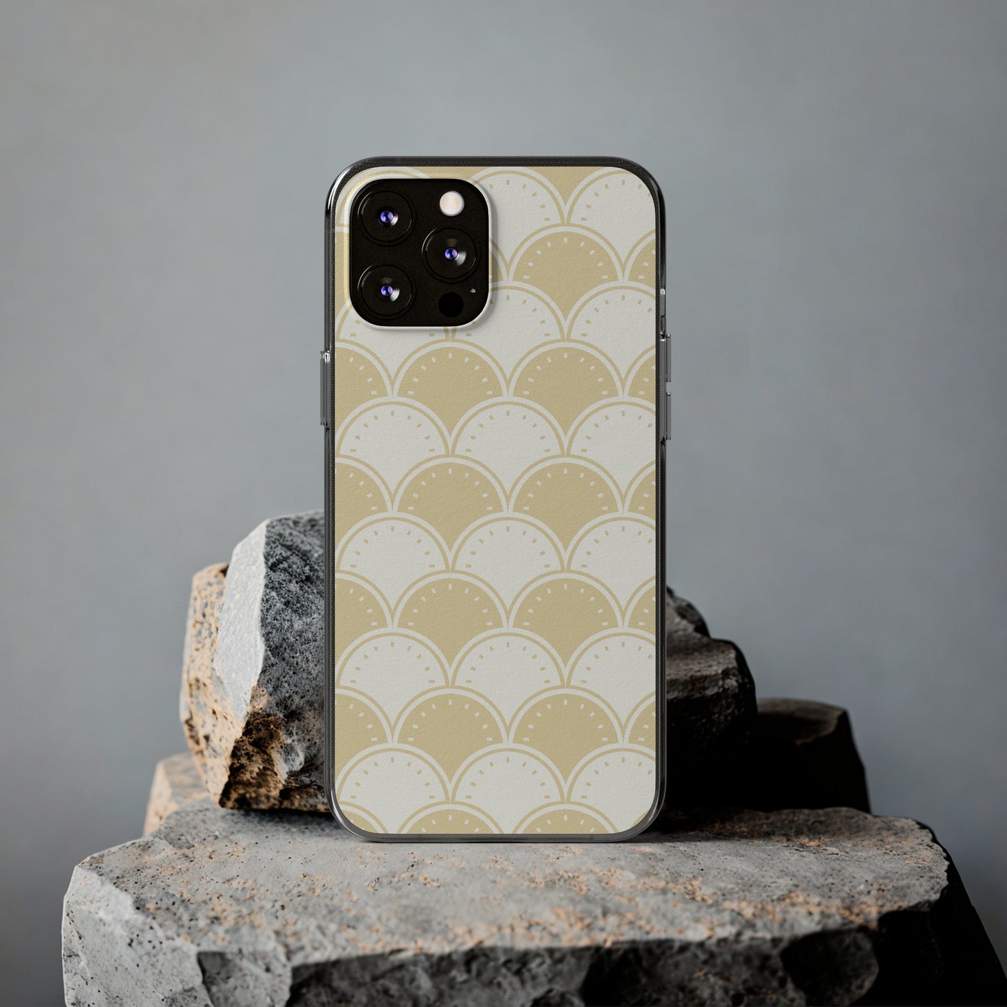 Ocean's Yellow Waves Soft Phone Cases