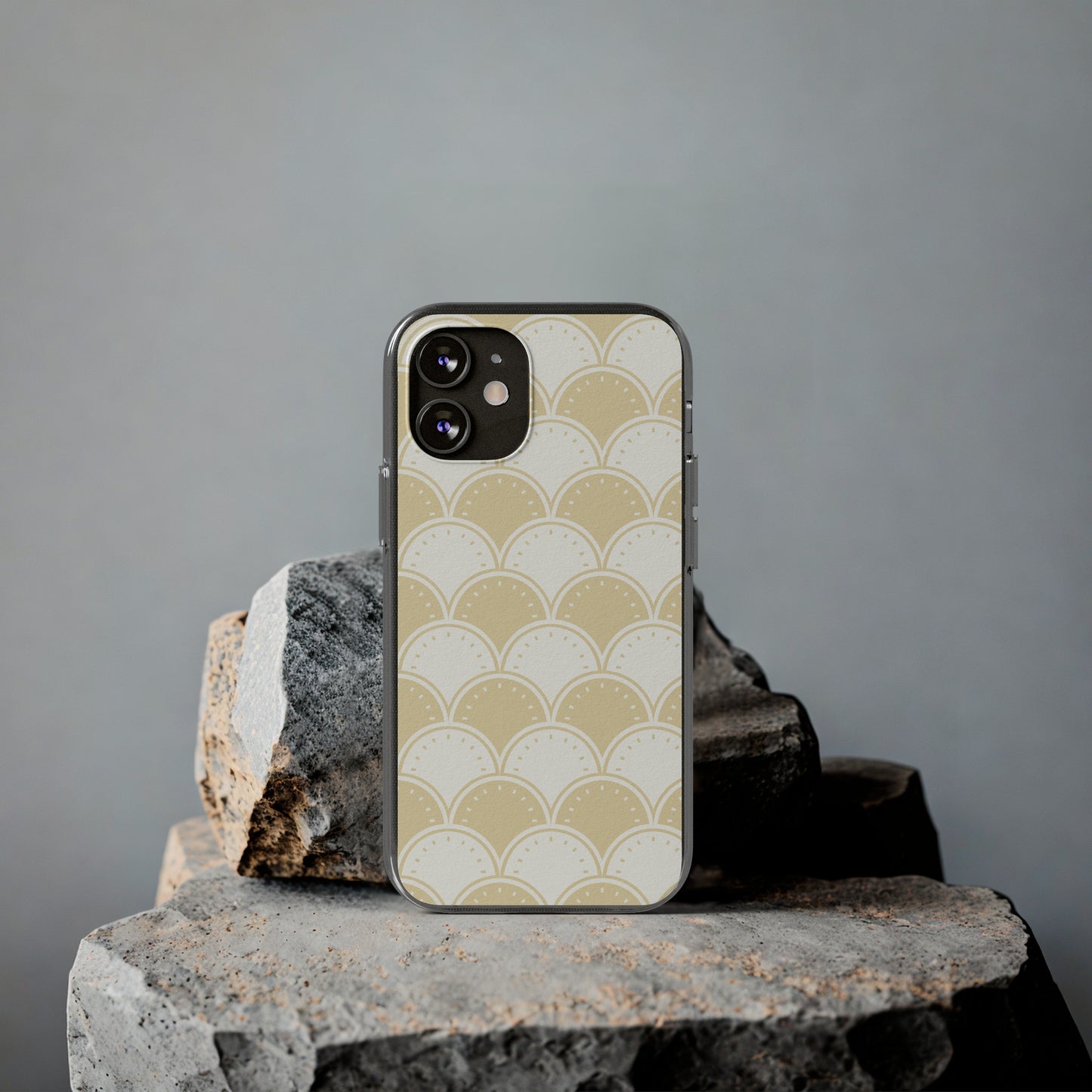 Ocean's Yellow Waves Soft Phone Cases