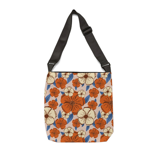 Flower Melody Adjustable Tote Bag