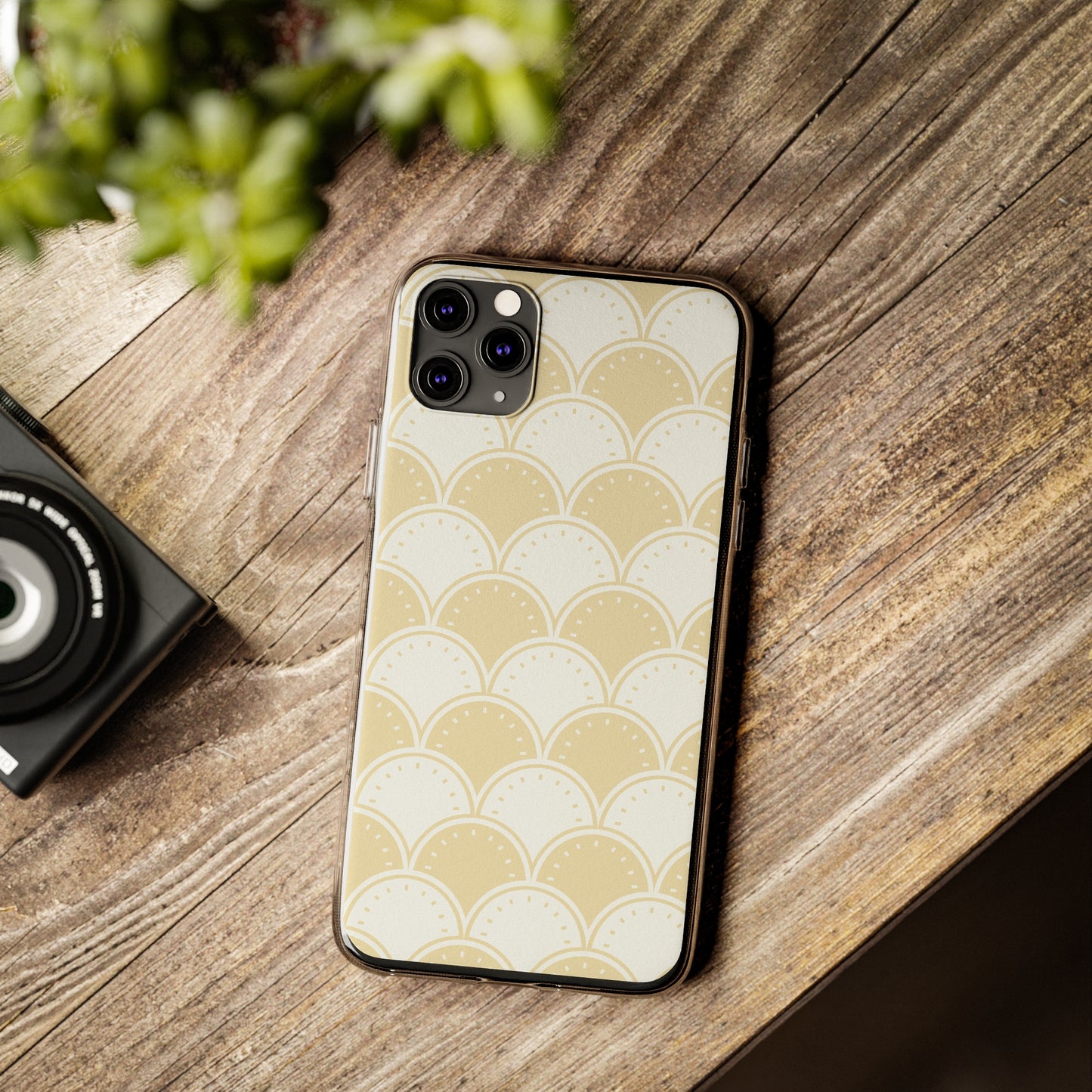 Ocean's Yellow Waves Soft Phone Cases