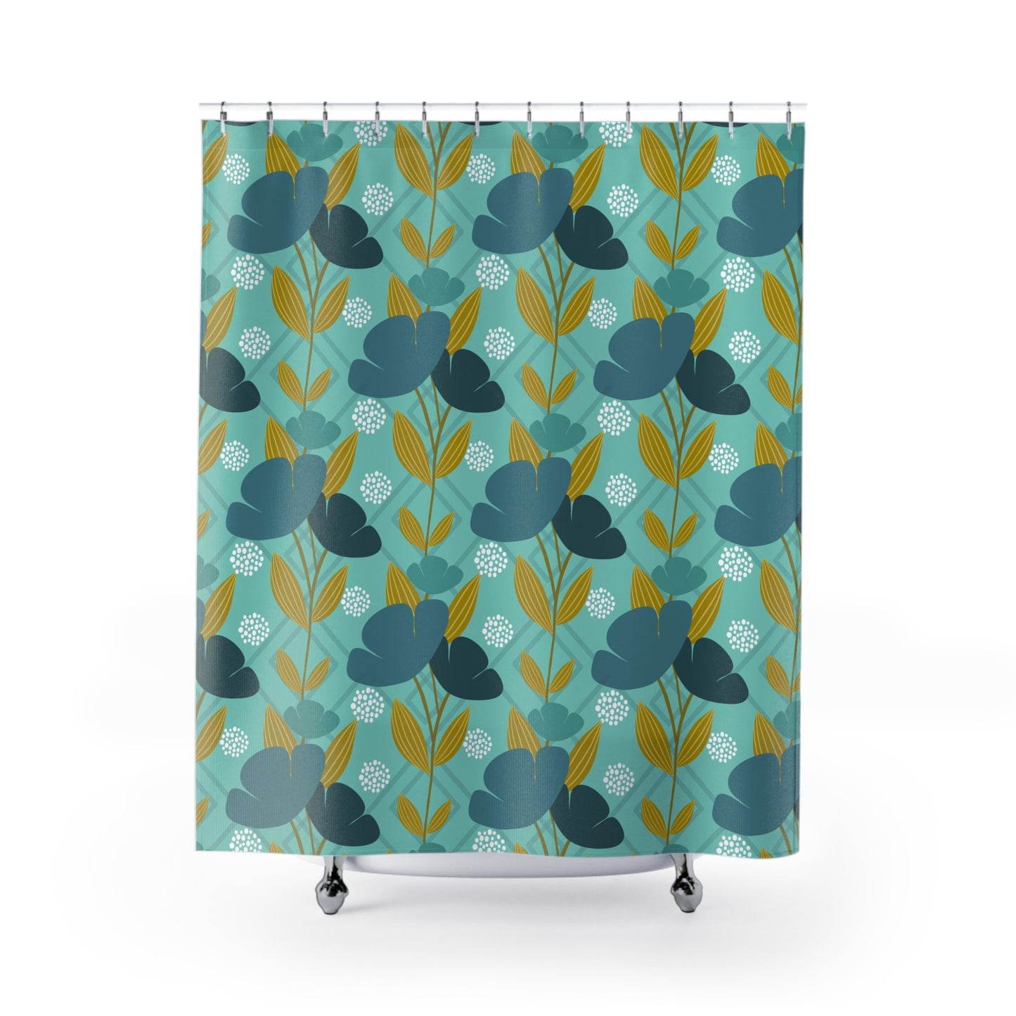 Floral Oasis Shower Curtains