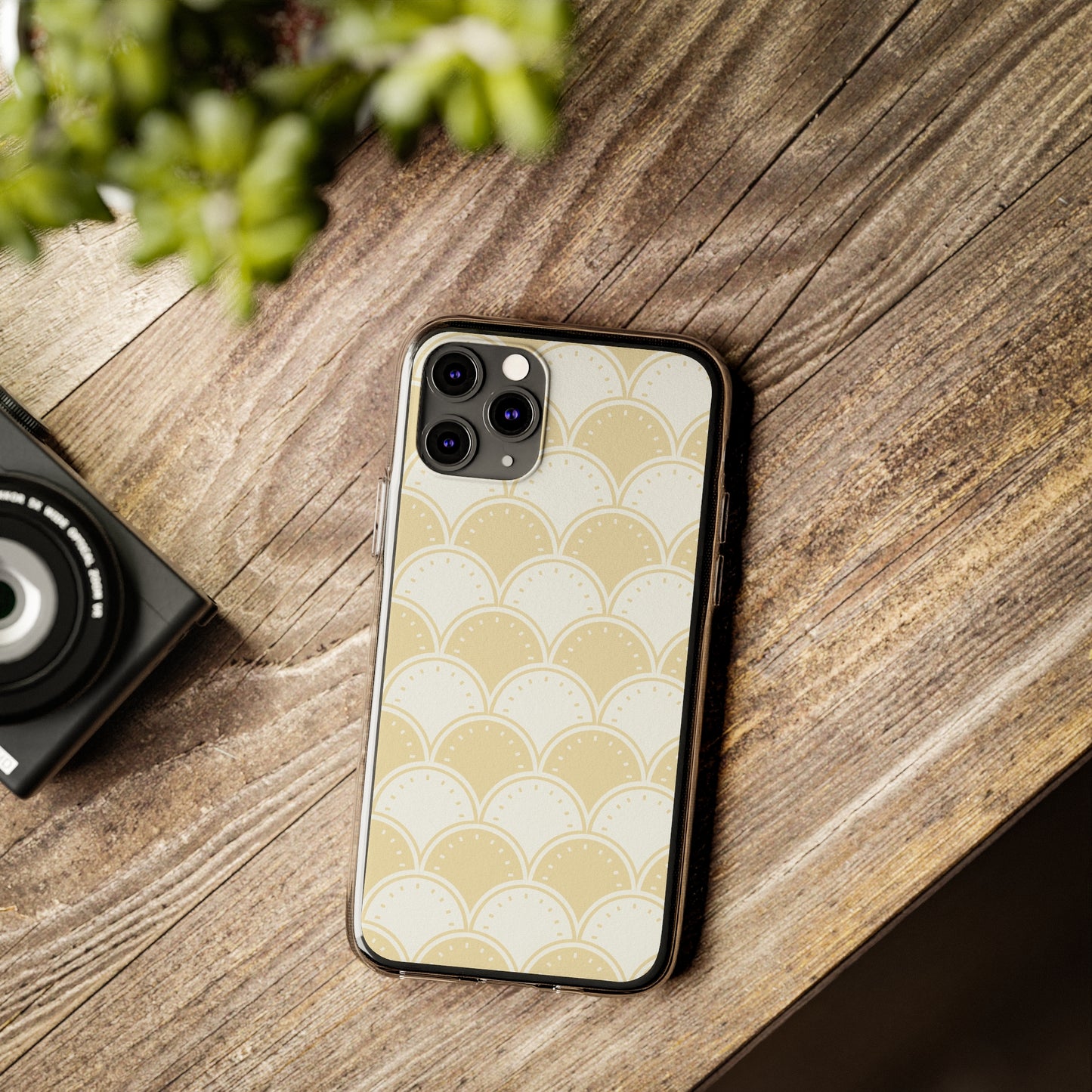 Ocean's Yellow Waves Soft Phone Cases