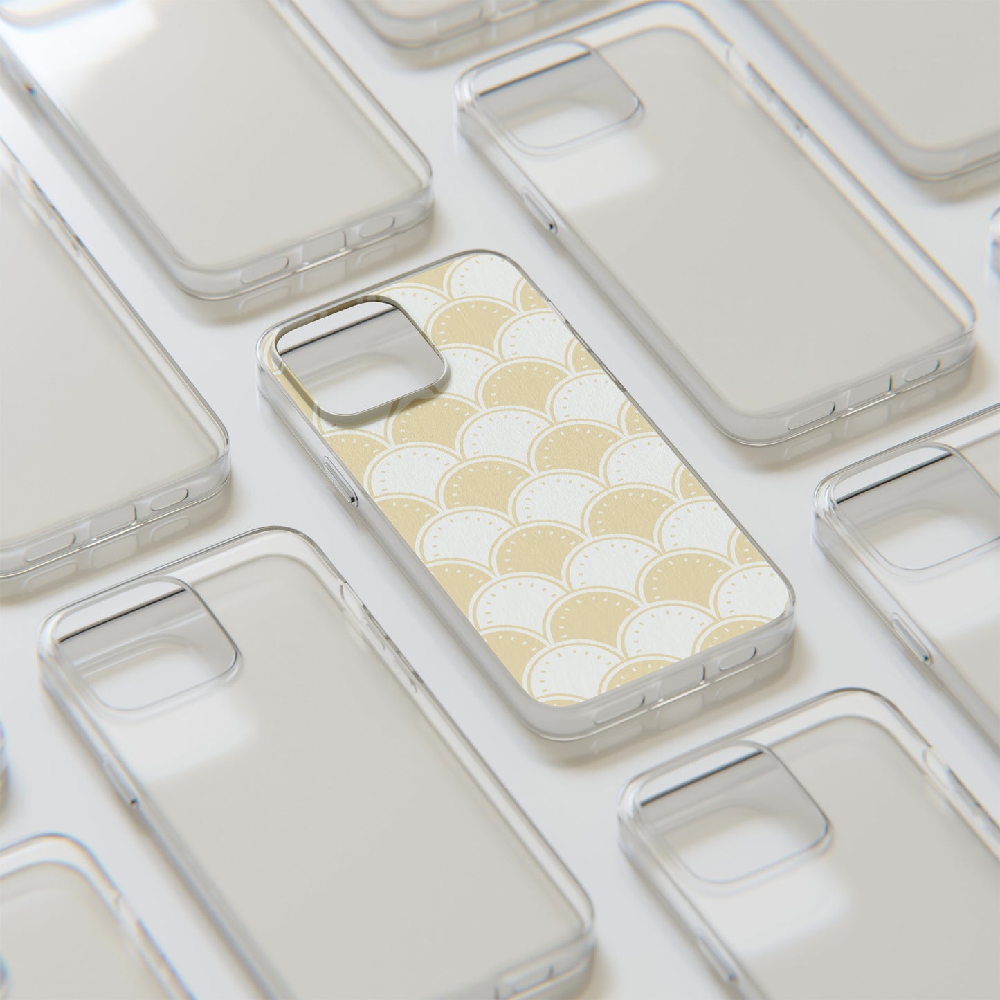 Ocean's Yellow Waves Soft Phone Cases