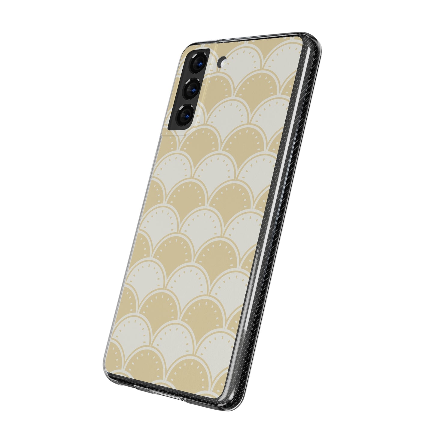 Ocean's Yellow Waves Soft Phone Cases