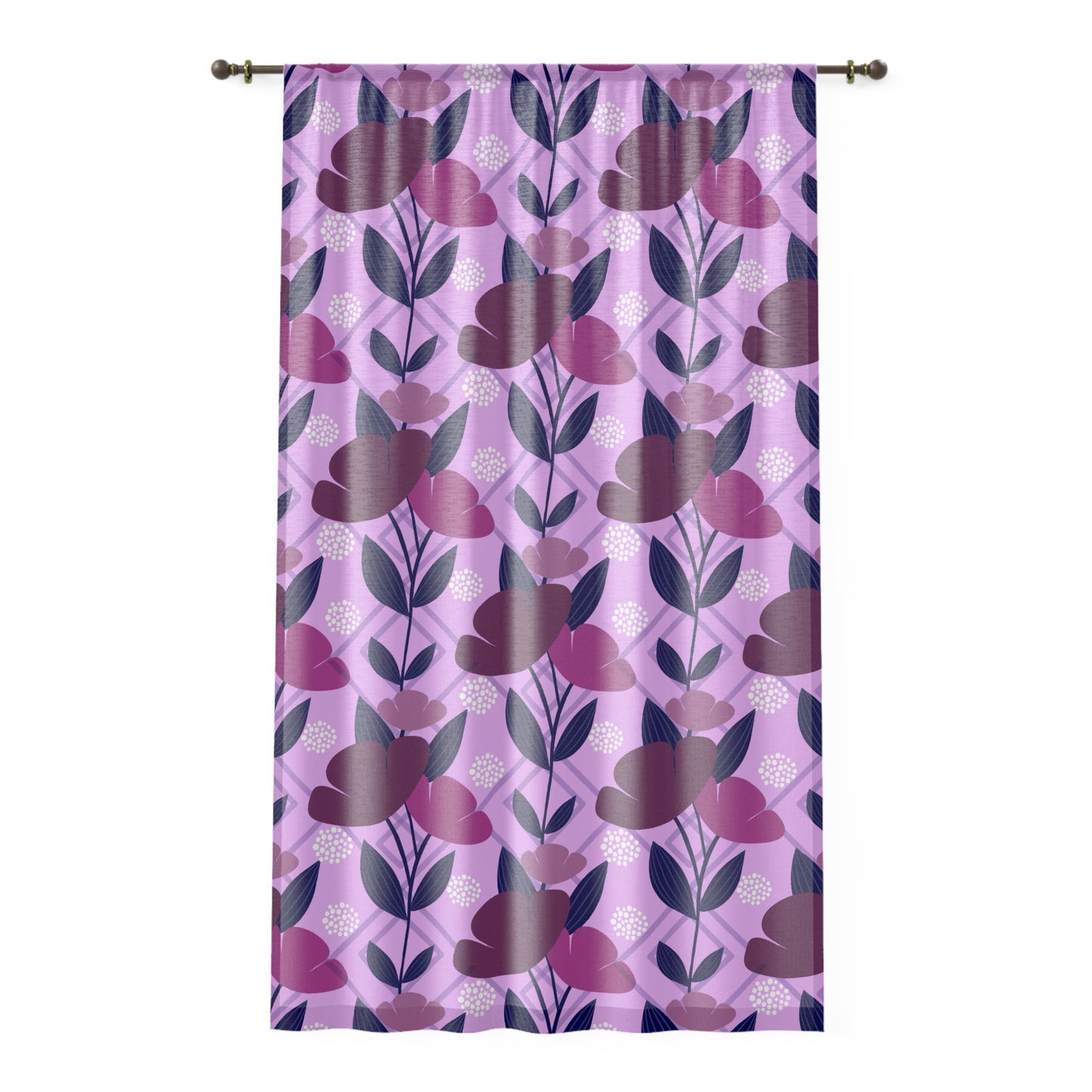 Floral Oasis Window Curtain