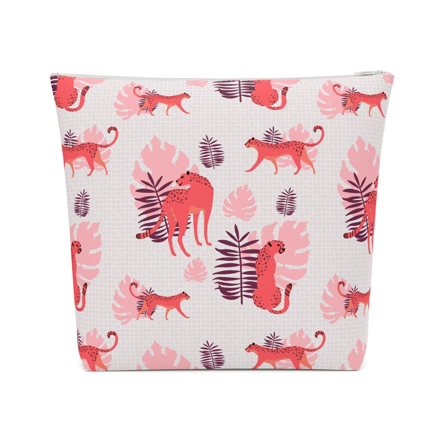 Leafy Roar Cotton Cosmetic Bag