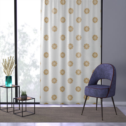 Flower Harmony Window Curtain