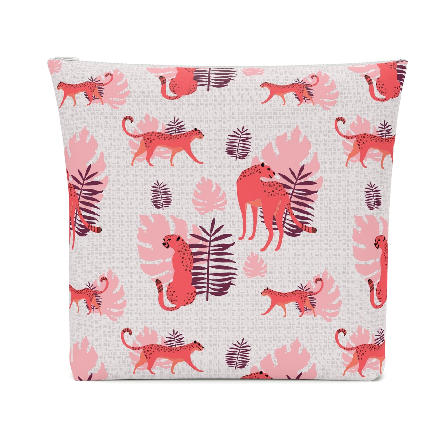 Leafy Roar Cotton Cosmetic Bag