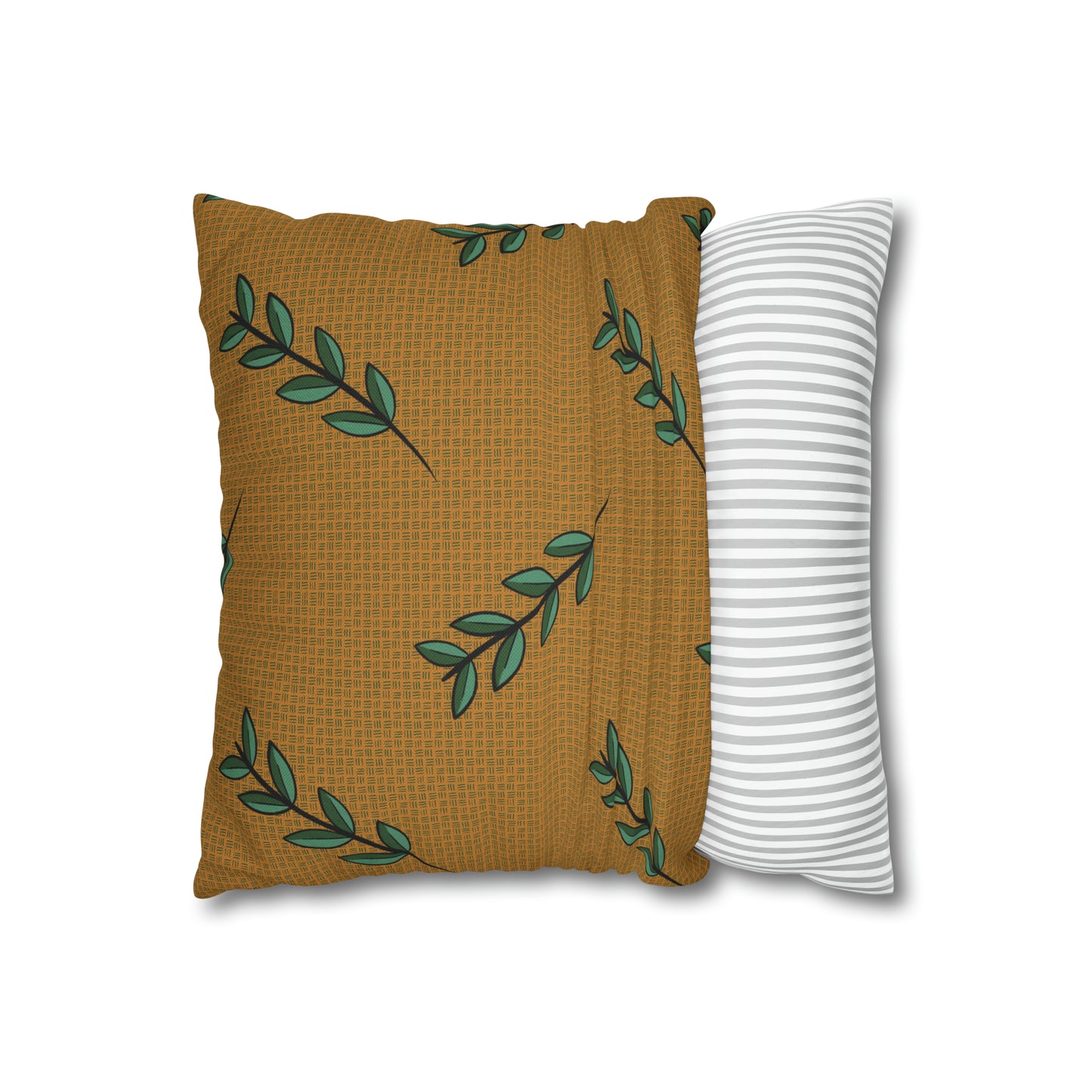 Autumn Embrace Spun Polyester Square Pillow Case