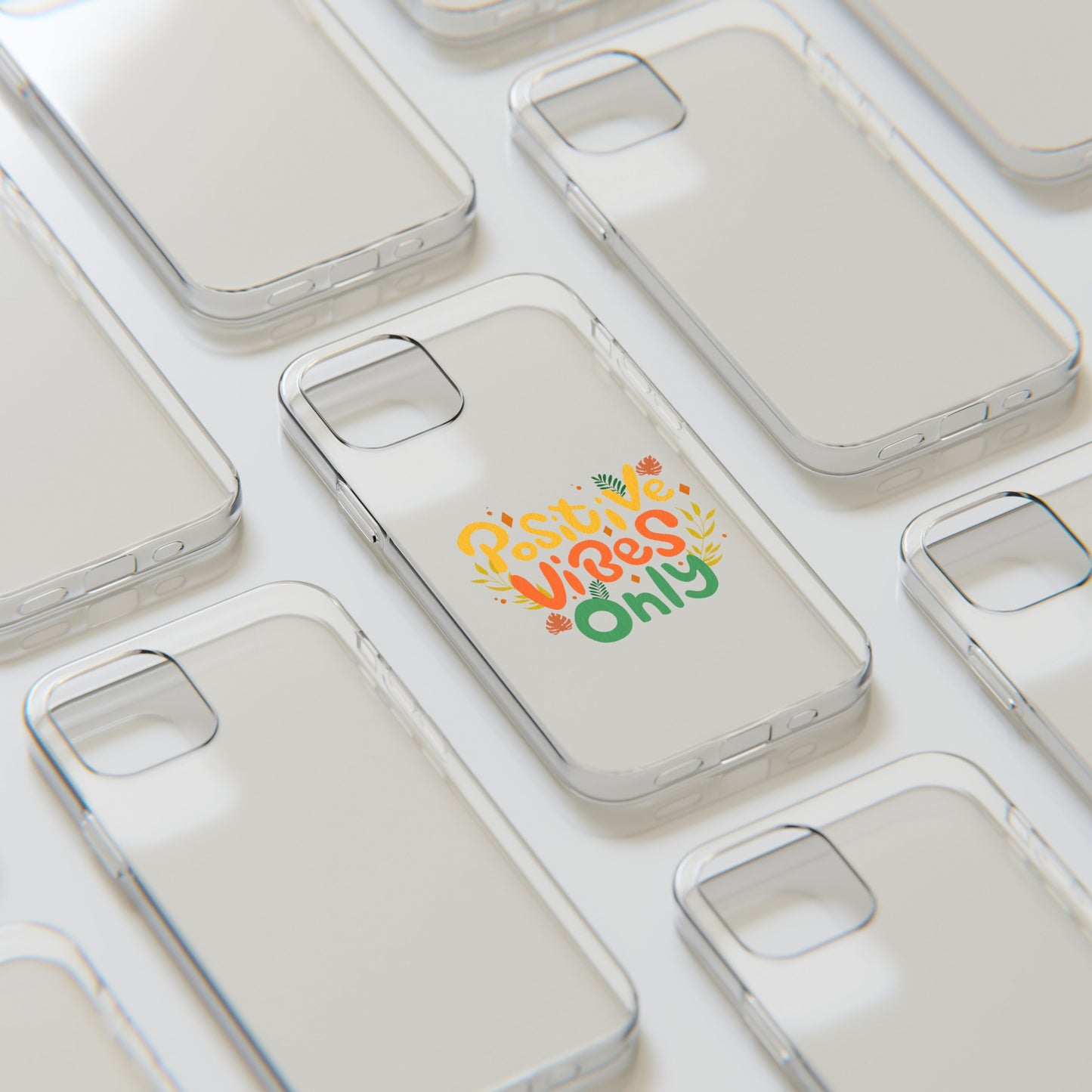 Positive Vibes Only Soft Phone Cases