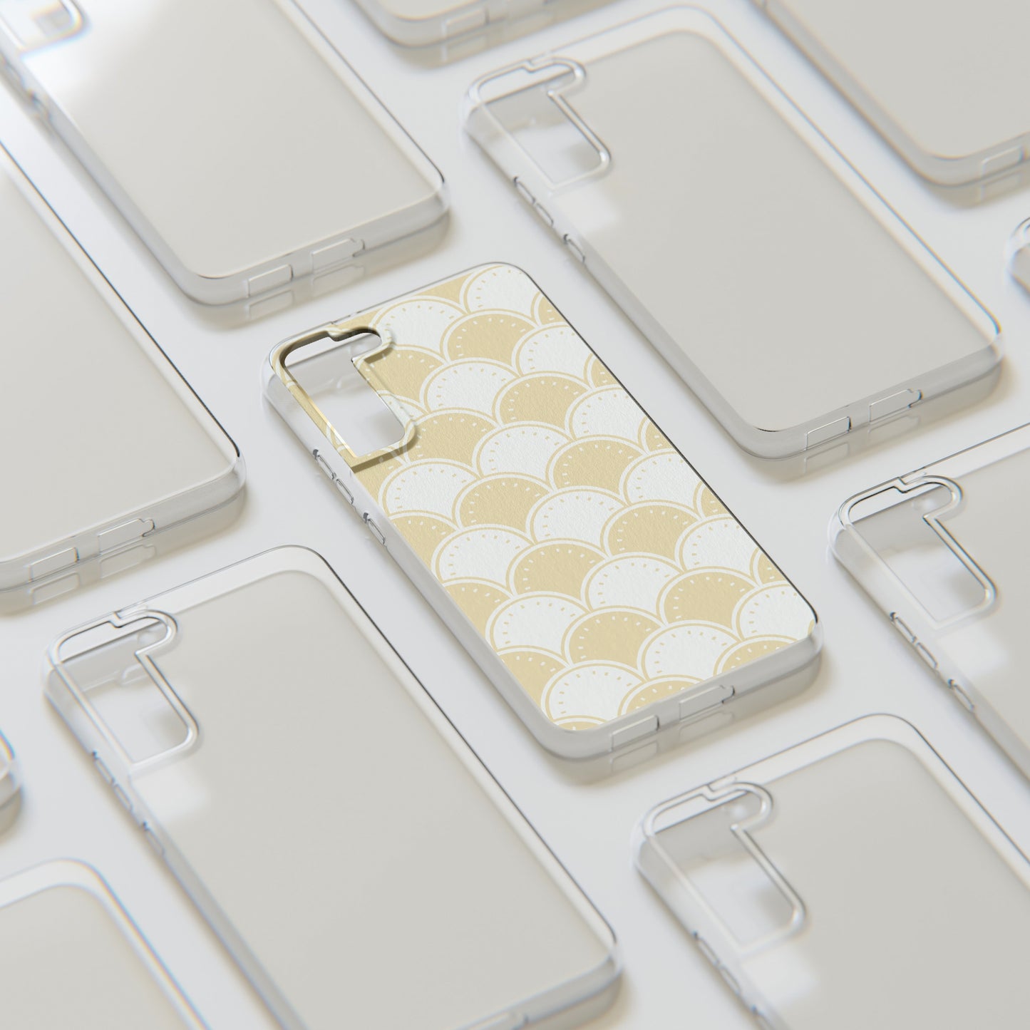 Ocean's Yellow Waves Soft Phone Cases