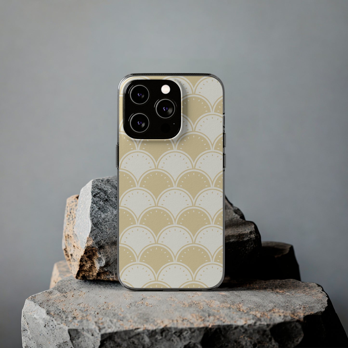 Ocean's Yellow Waves Soft Phone Cases