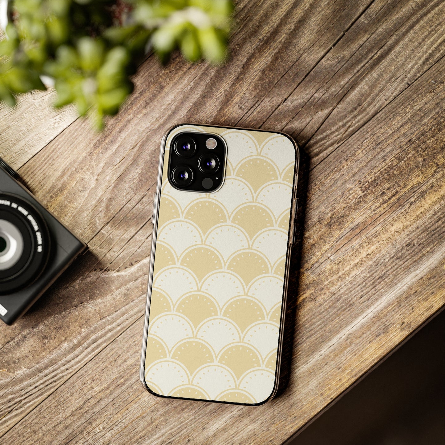 Ocean's Yellow Waves Soft Phone Cases