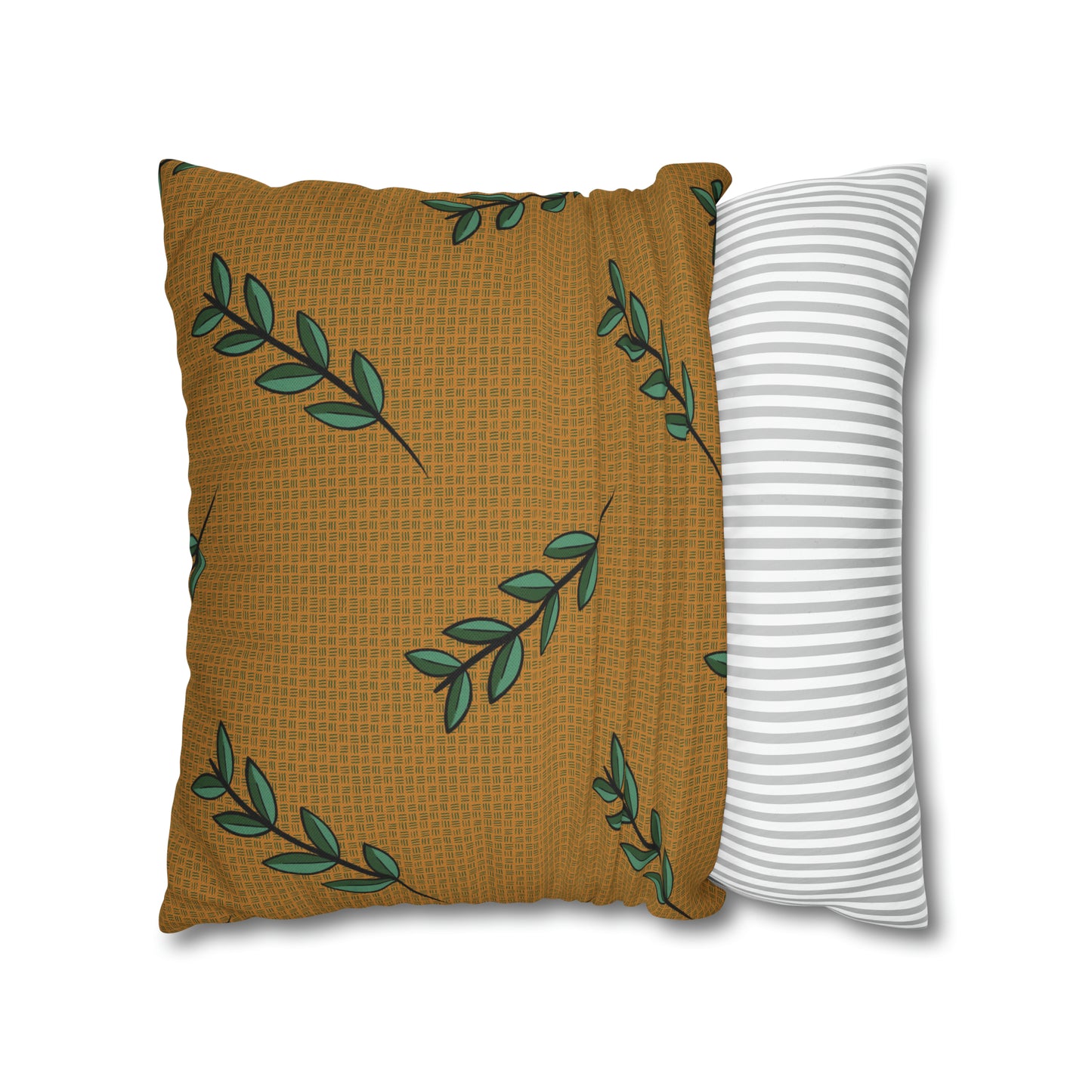 Autumn Embrace Spun Polyester Square Pillow Case