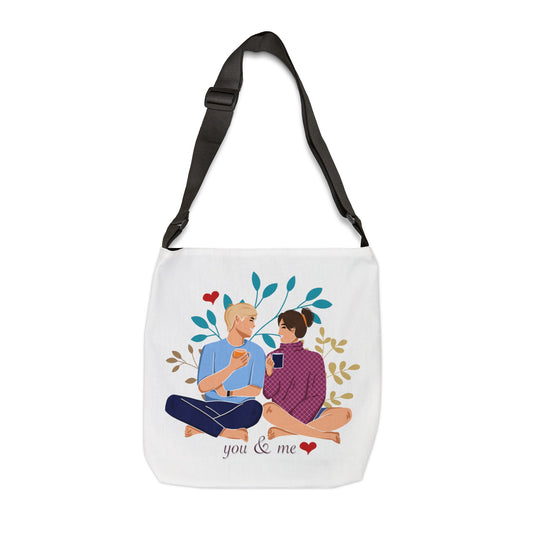 You & Me Adjustable Tote Bag