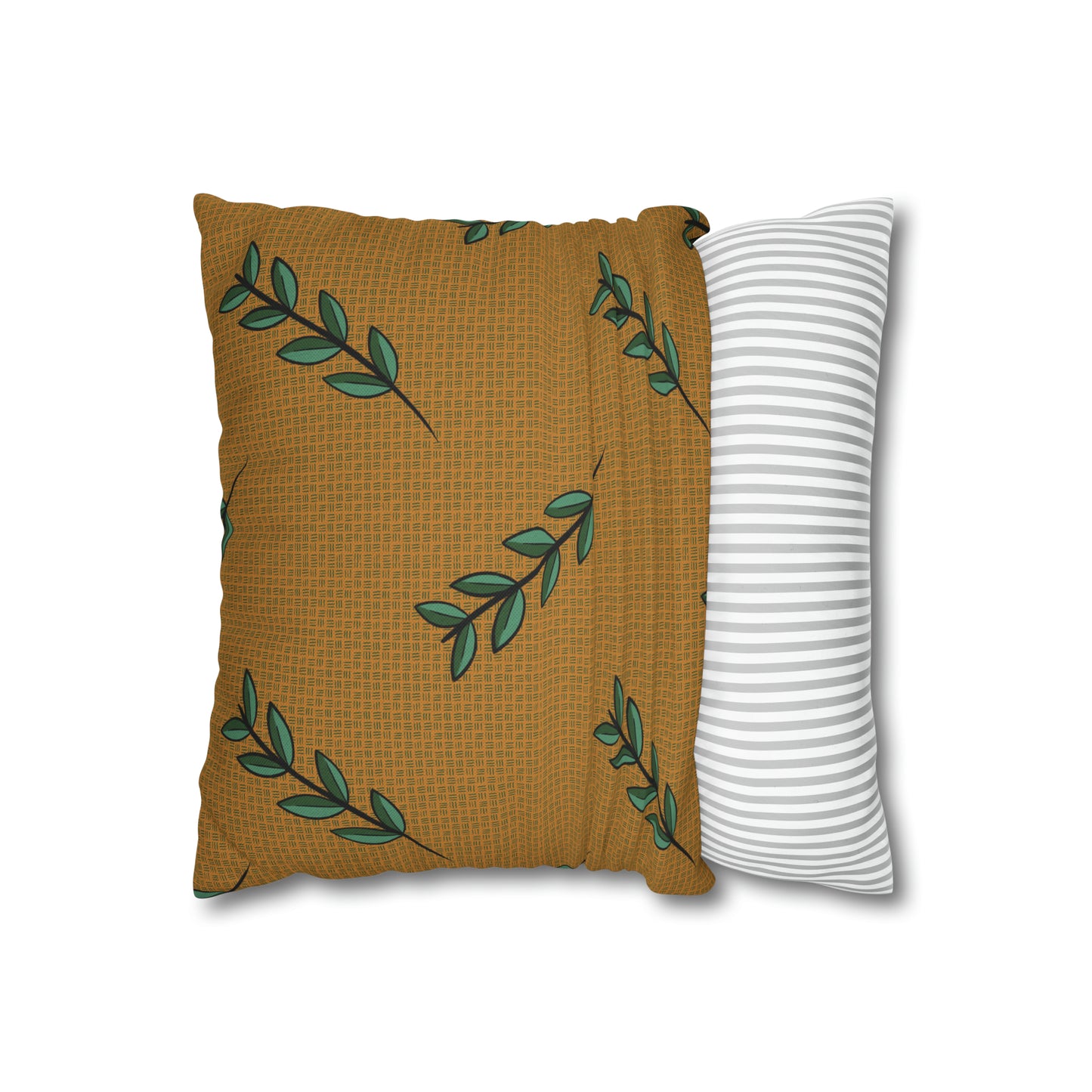 Autumn Embrace Spun Polyester Square Pillow Case