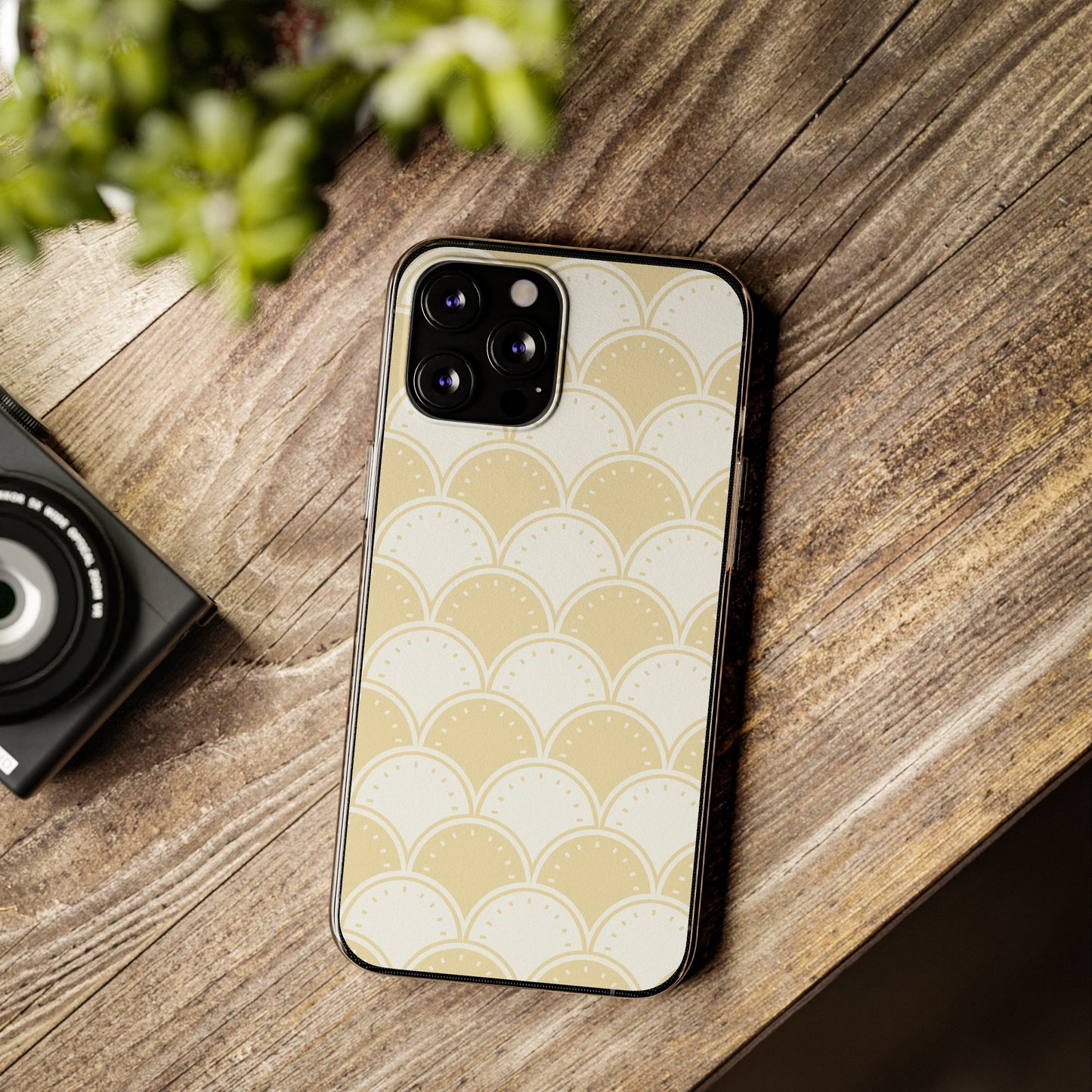 Ocean's Yellow Waves Soft Phone Cases