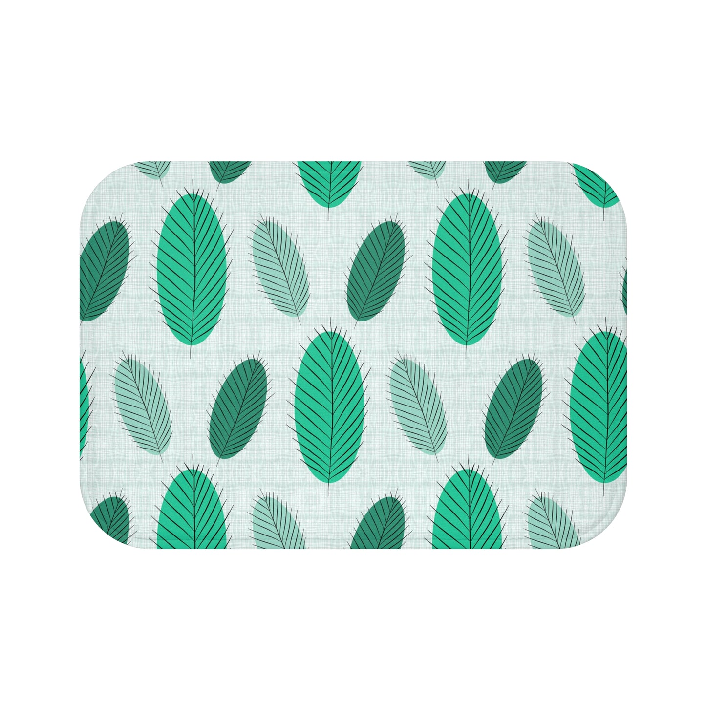 Nature's Leaves Bath Mat