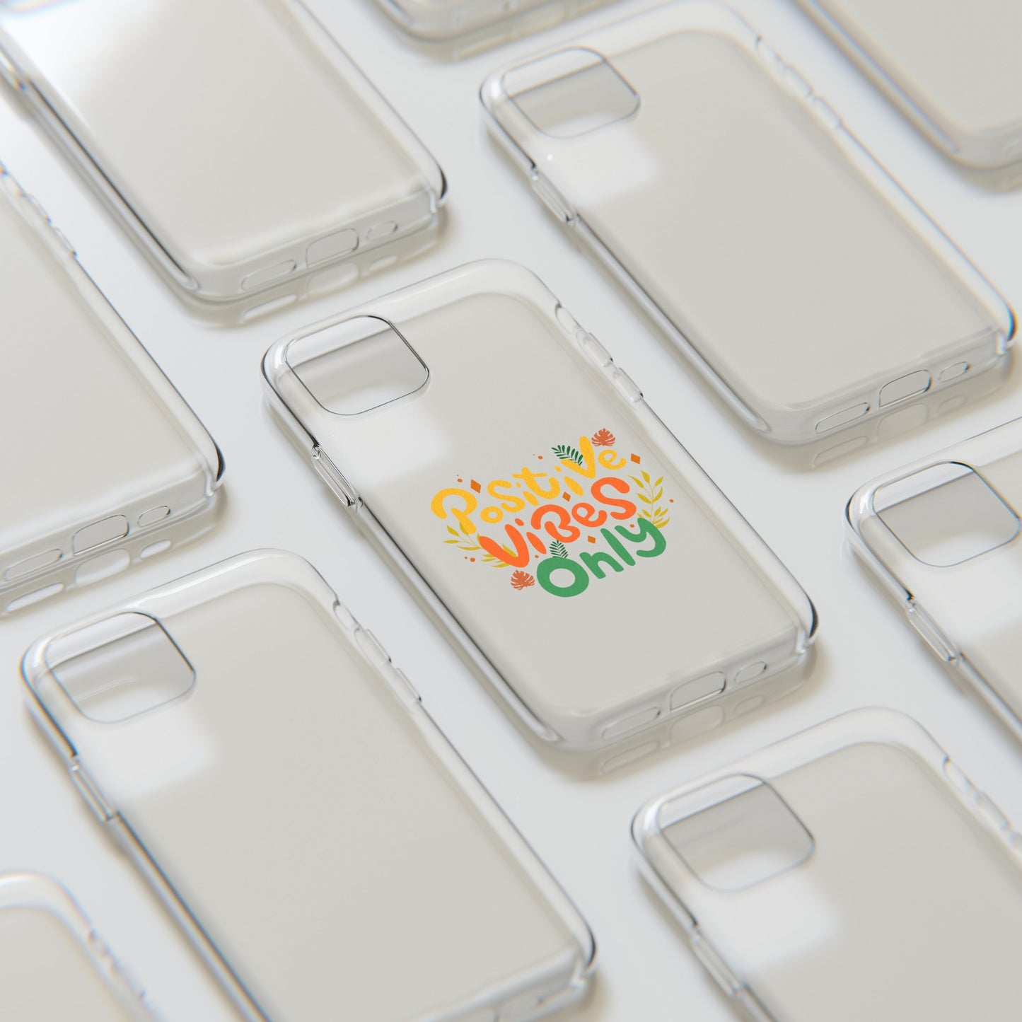 Positive Vibes Only Soft Phone Cases