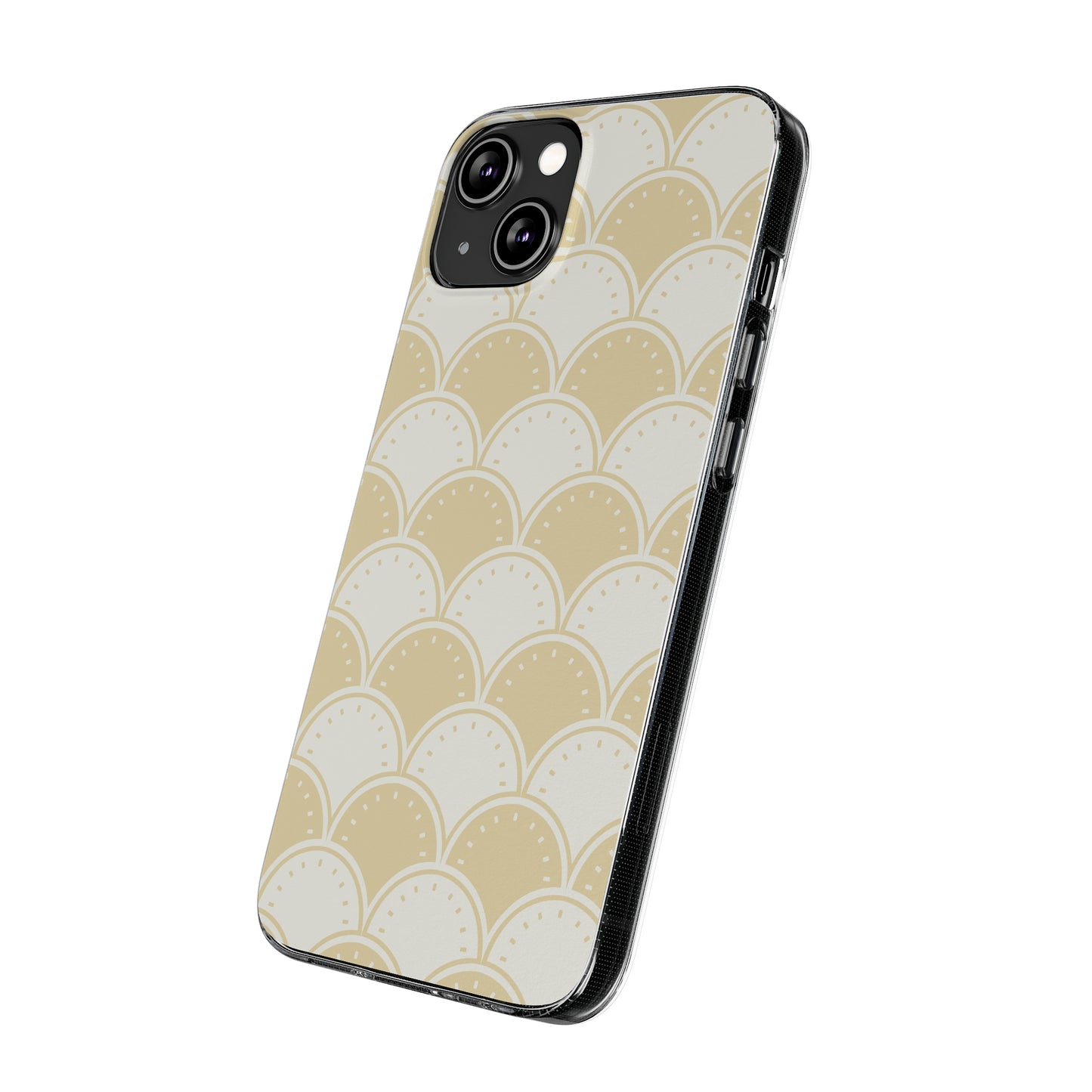 Ocean's Yellow Waves Soft Phone Cases