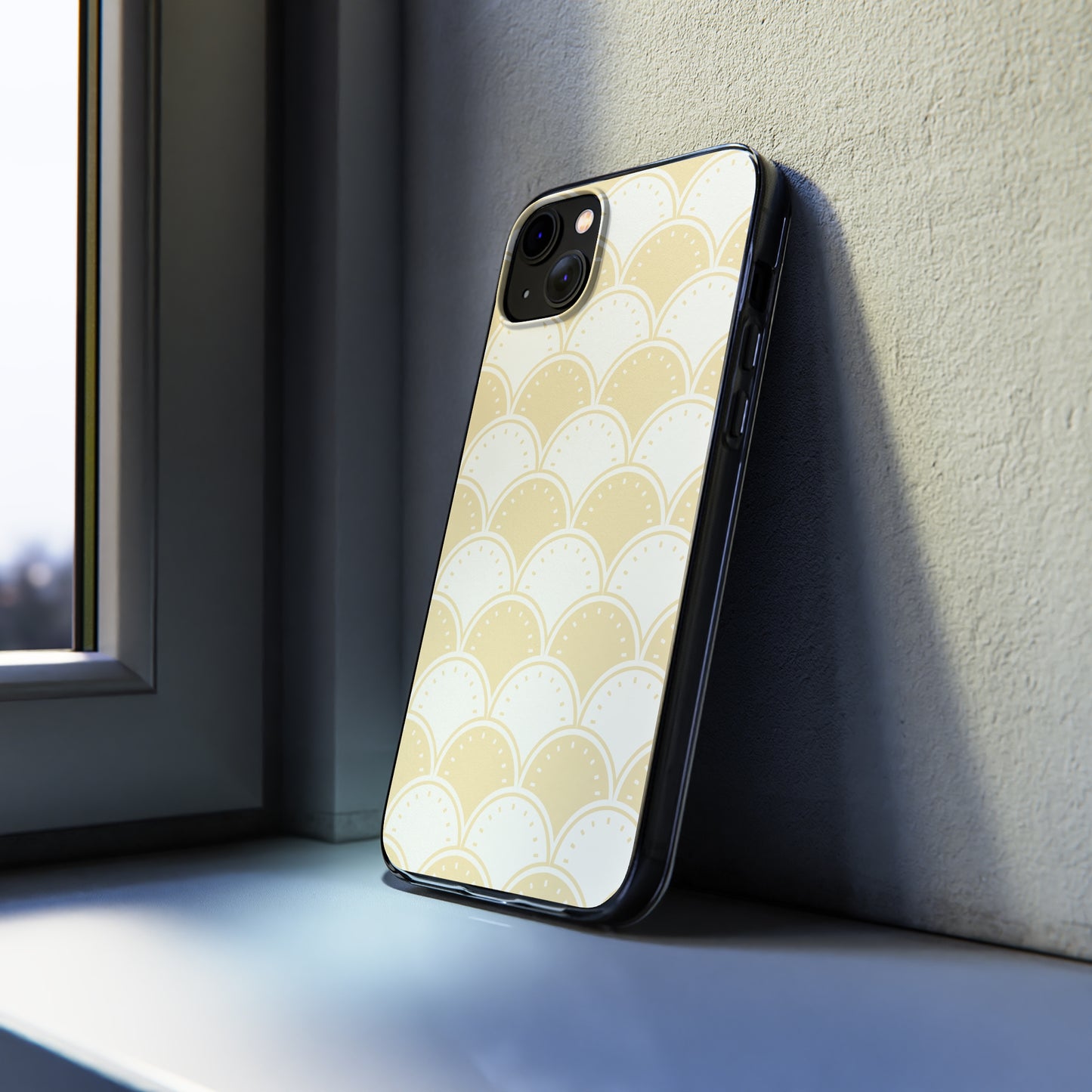 Ocean's Yellow Waves Soft Phone Cases