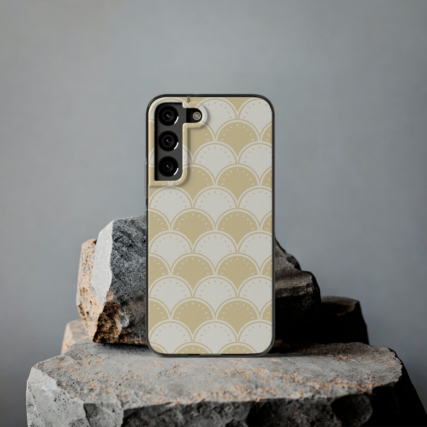 Ocean's Yellow Waves Soft Phone Cases