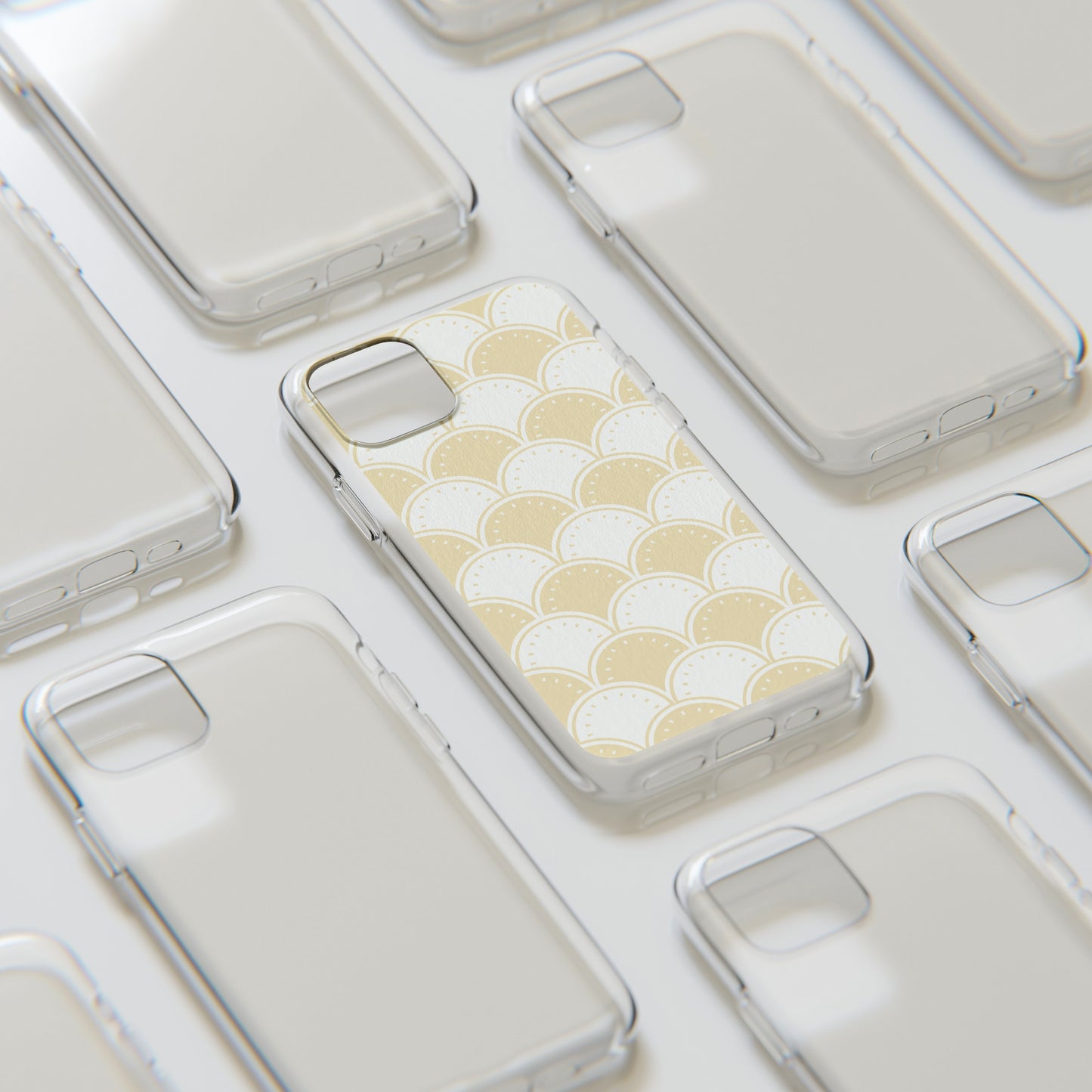 Ocean's Yellow Waves Soft Phone Cases