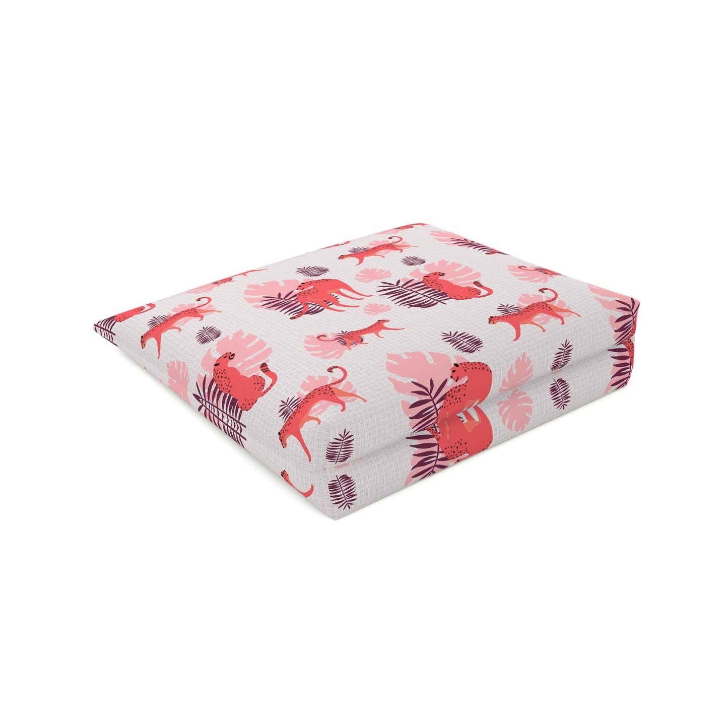 Leafy Roar Cotton Cosmetic Bag