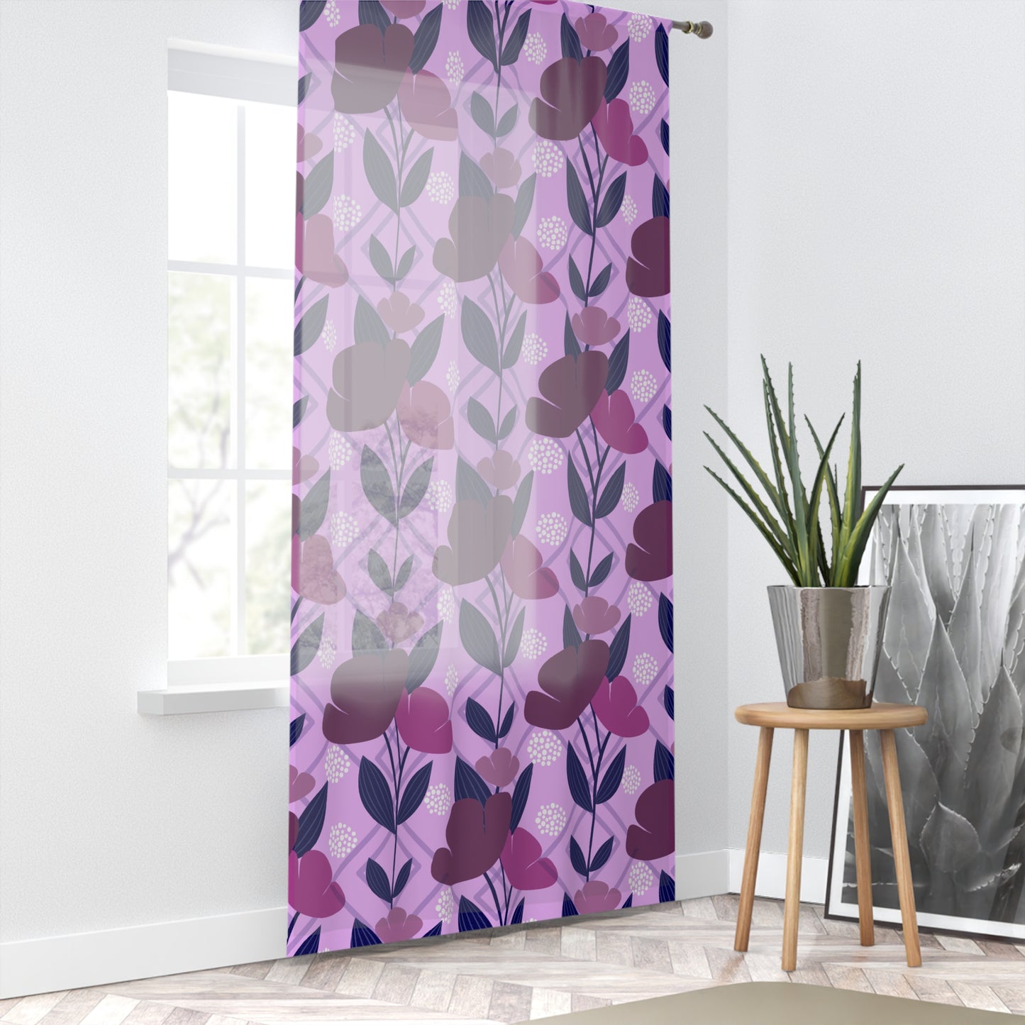 Floral Oasis Window Curtain